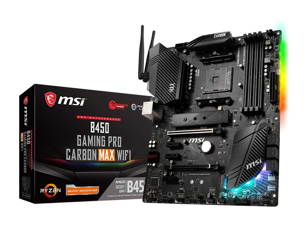 MSI B450 GAMING PRO CARBON MAX WIFI (Socket AM4/B450/DDR4/S-ATA 600/ATX)