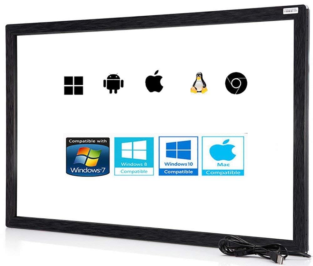 Chengying 27-Inch Multi-Touch 10-Point IR Touch Frame - USB Interface - HID Compliant