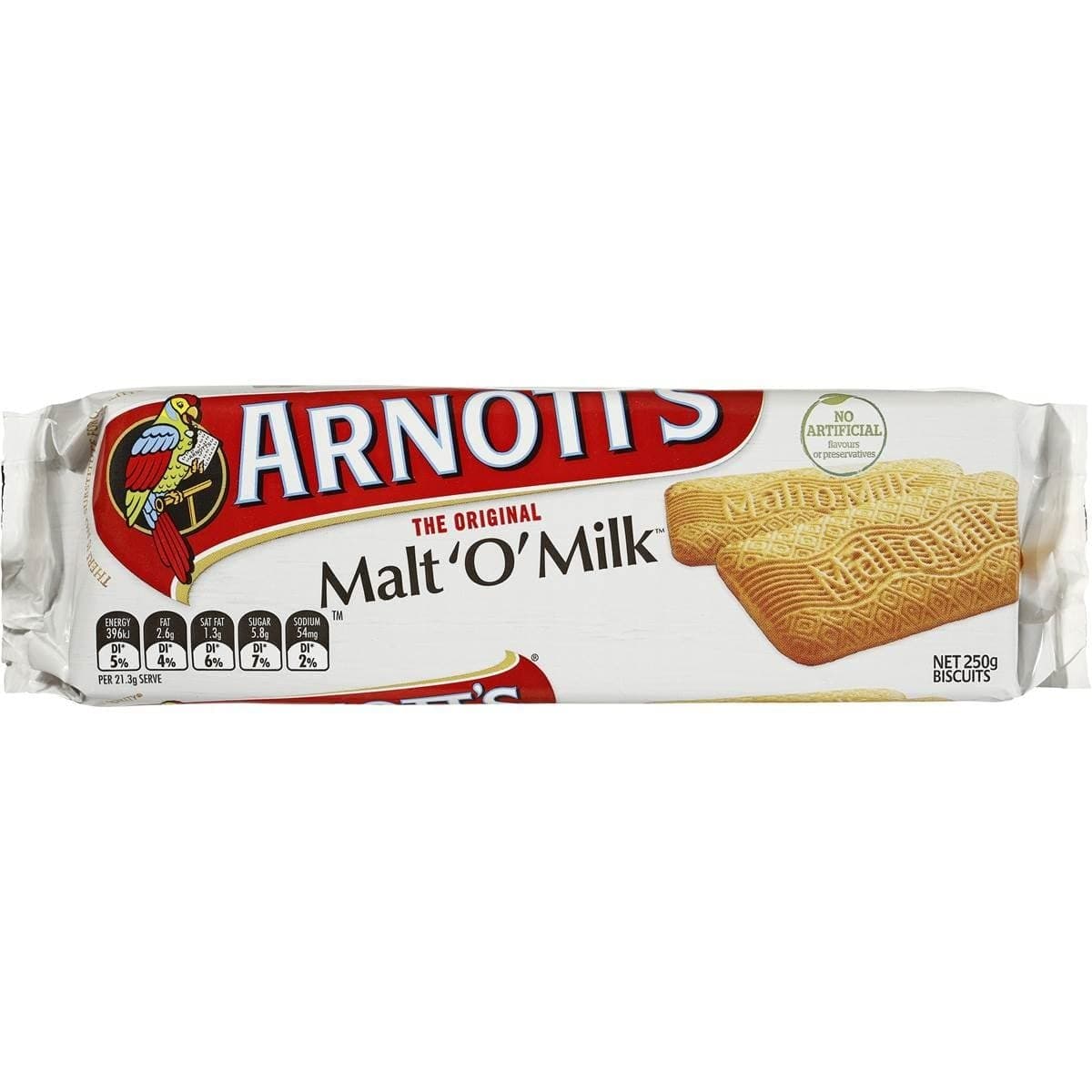 Arnott's Biscuits Malt-o-milk 250gm