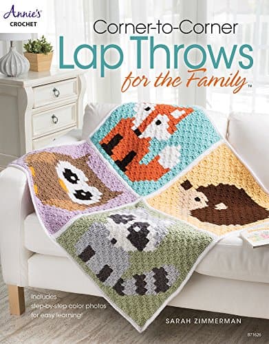 Corner-To-Corner Lap Throws for the Family: Includes step-by-step color photos for easy learning! (Annies Crochet)