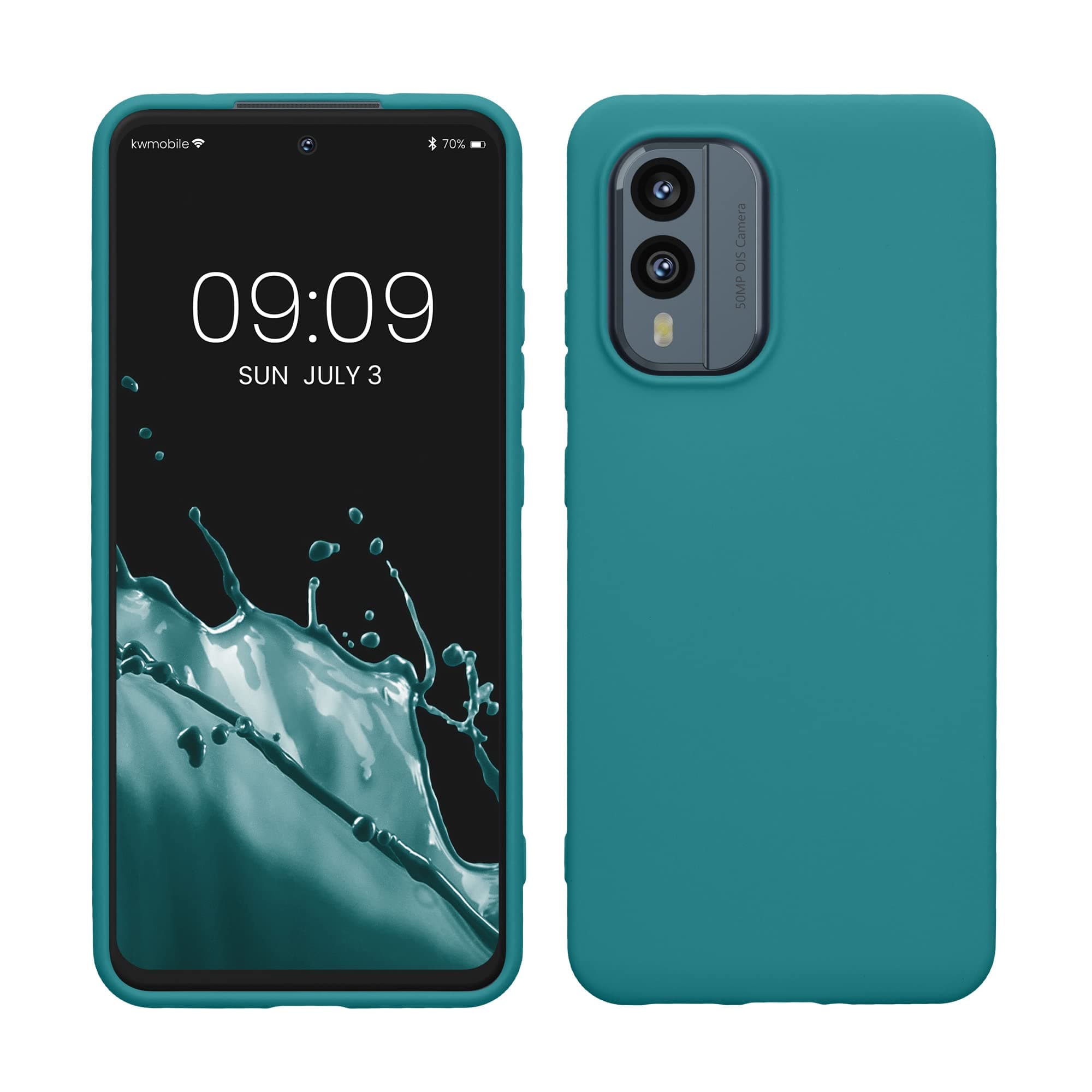 Case Compatible with Nokia X30 5G Case - Soft Slim Protective TPU Silicone Cover - Teal Matte