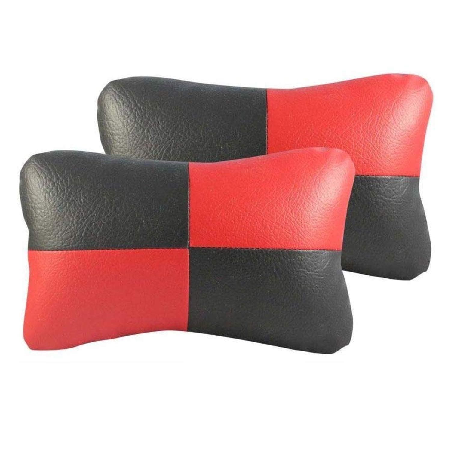 Semaphore Auto Head Neck Rest Cushion Relax Neck Support Headrest Comfortable Soft Pillows for Travel Car Seat & Home(Black/RED) for Isuzu D-Max V-Cross