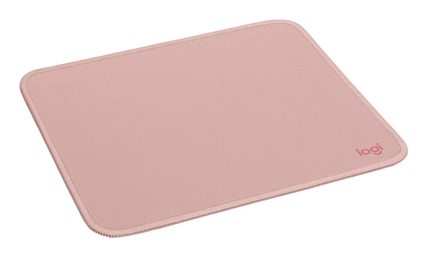 Logitech Mouse Pad - Studio Series, Computer Mouse Mat with Anti-slip Rubber Base, Easy Gliding, Spill-Resistant Surface, Durable Materials, Portable, in a Fresh Modern Design - Pink