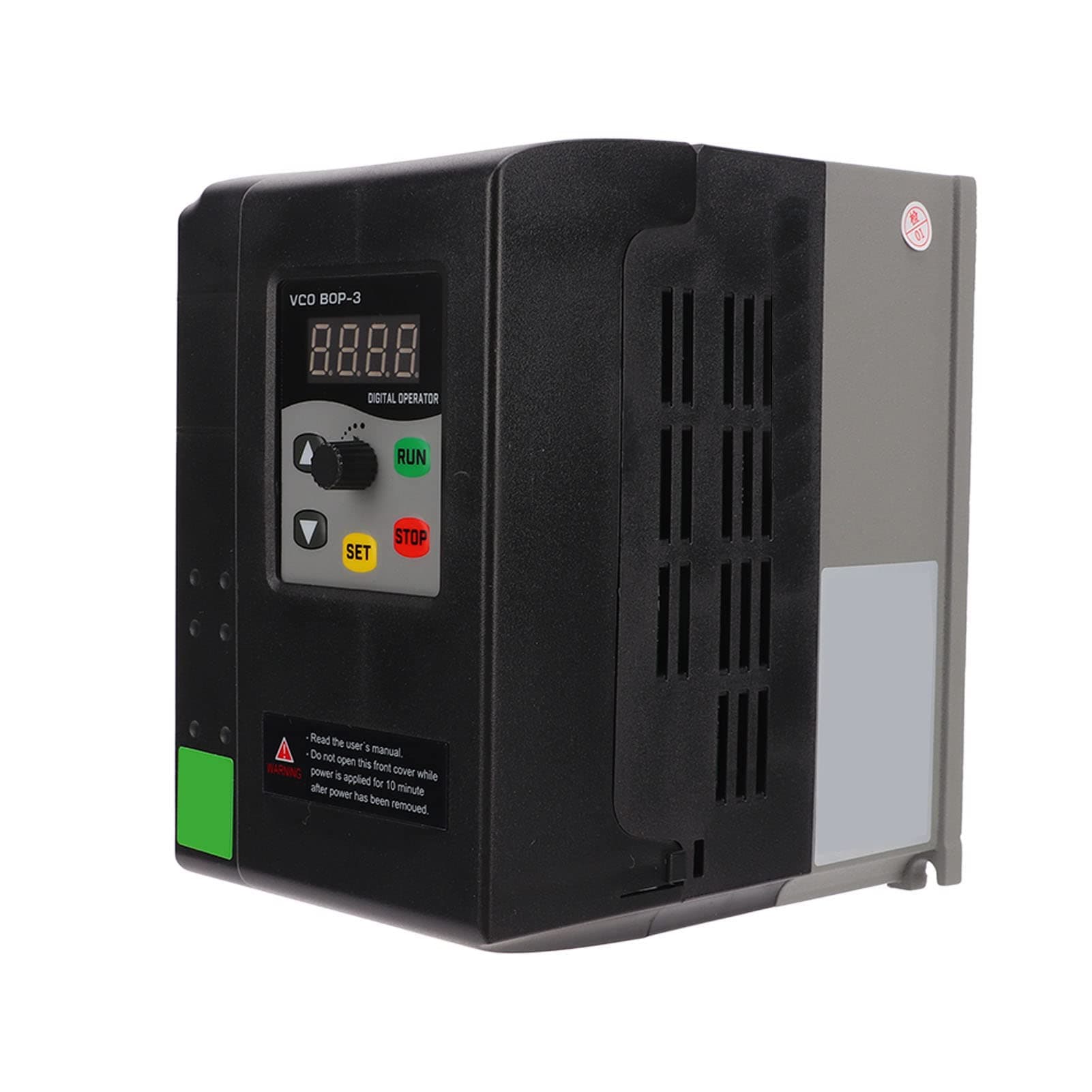 Variable Frequency Drive, VFD 0.75KW 1HP/1.5KW 2HP/2.2KW 3HP/3KW 7.5A 380‑440V Input 0‑440V Output 3 Phase Variable Frequency Drive Inverter, Digital Display VFD Motor Drive(2.2KW 3HP 4KVA 5.1A)