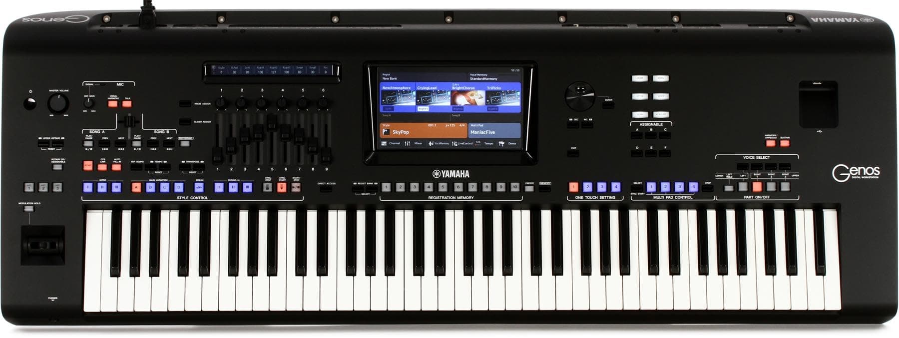 Yamaha Genos 76-Key Digital Workstation
