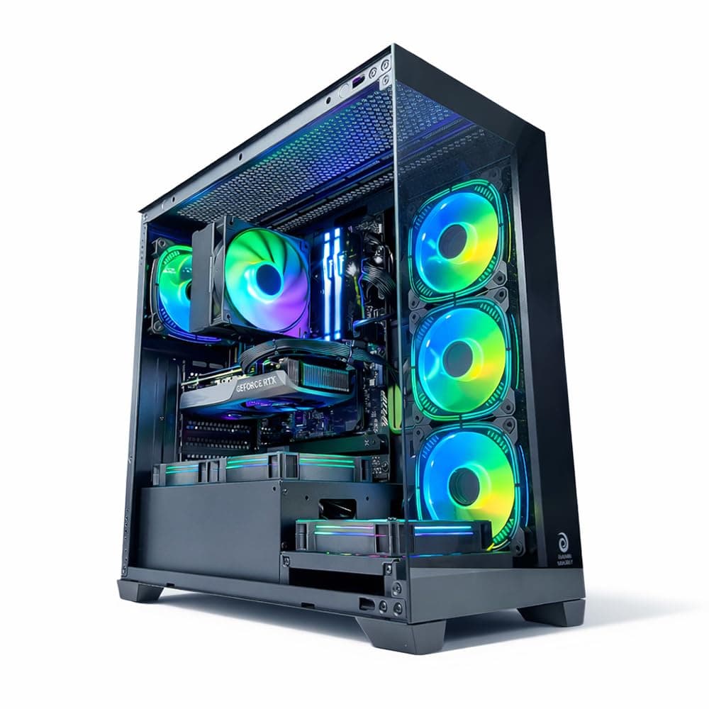 Shadow Gaming PC - Intel Core i5-12400F | GeForce RTX 3050 8GB GPU | 16GB DDR4 RAM-1TB NVMe SSD | Air Cooler-H610 MB-500W 80+ PSU | WiFi-Bluetooth-Windows 11 Pro | Desktop Computer