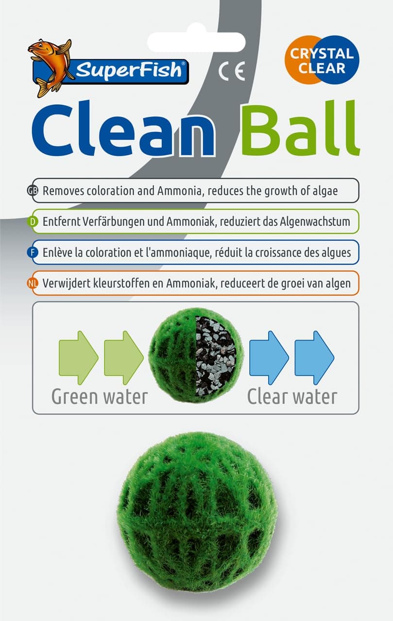 Clean Ball aquarium filter aid addition (Moss Ball Affect)