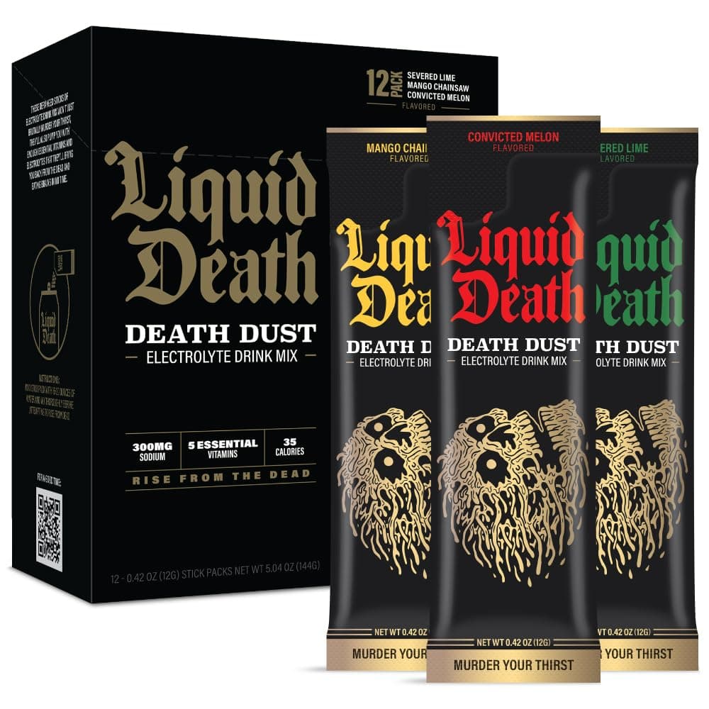 Electrolyte Death Dust, Severed Lime, Mango Chainsaw & Convicted Melon (12-Pack)