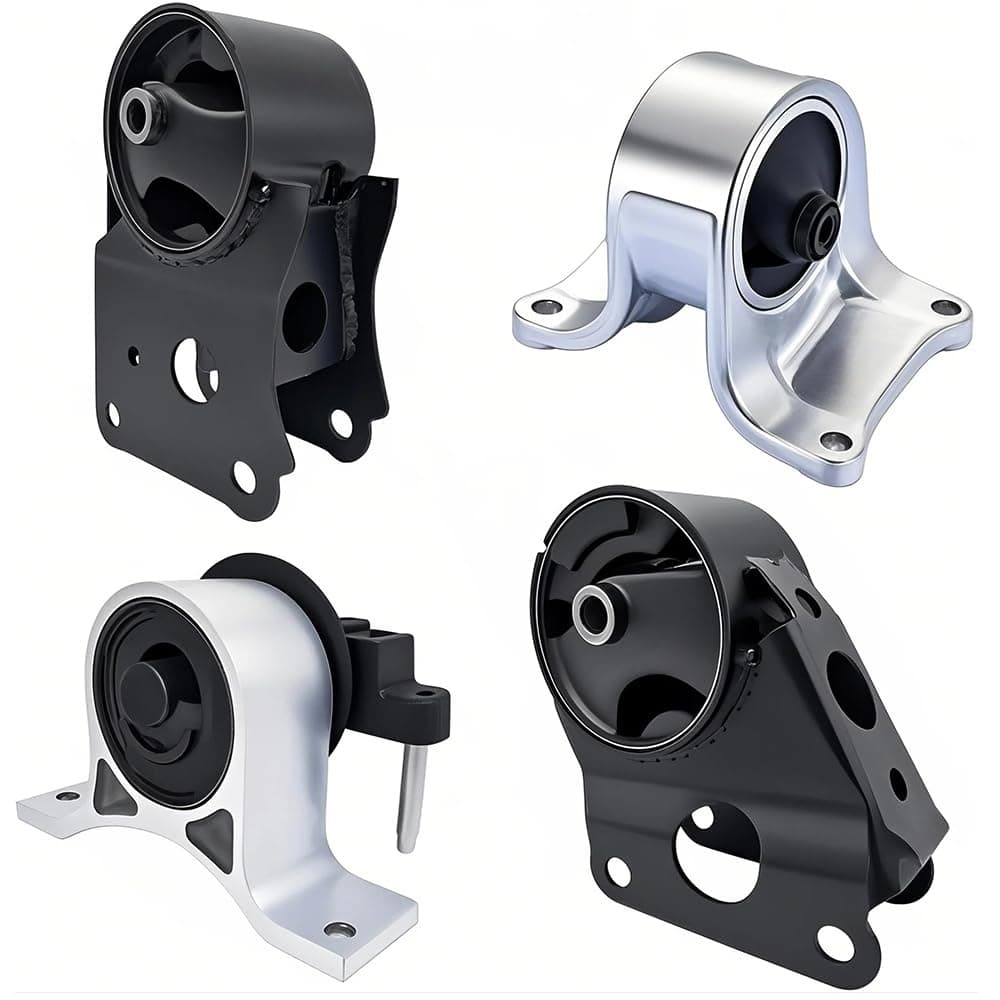 Engine Motor & Transmission Mount Set 4PCS Compatible with 2002-2006 Nissan Altima 2.5L, Replaces A7340 A7341 A7342 A7347, Front Rear Left Right Support