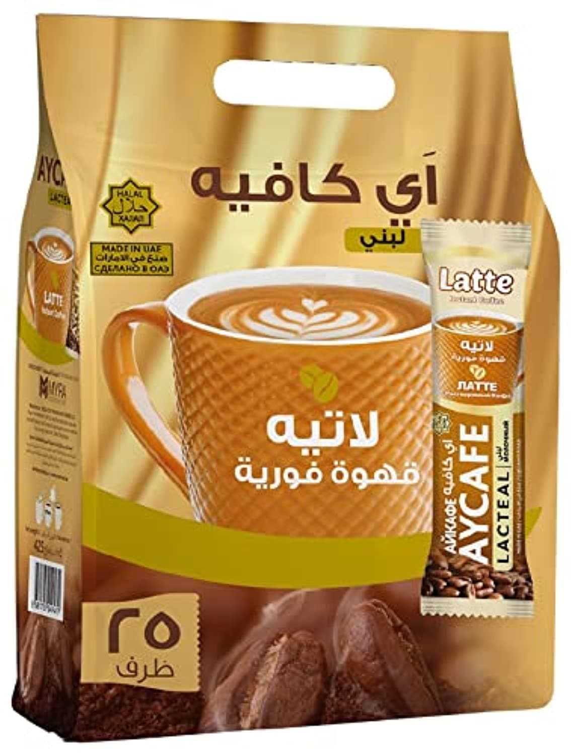 – Latte Instant Coffee Pouch, 25 Sachet