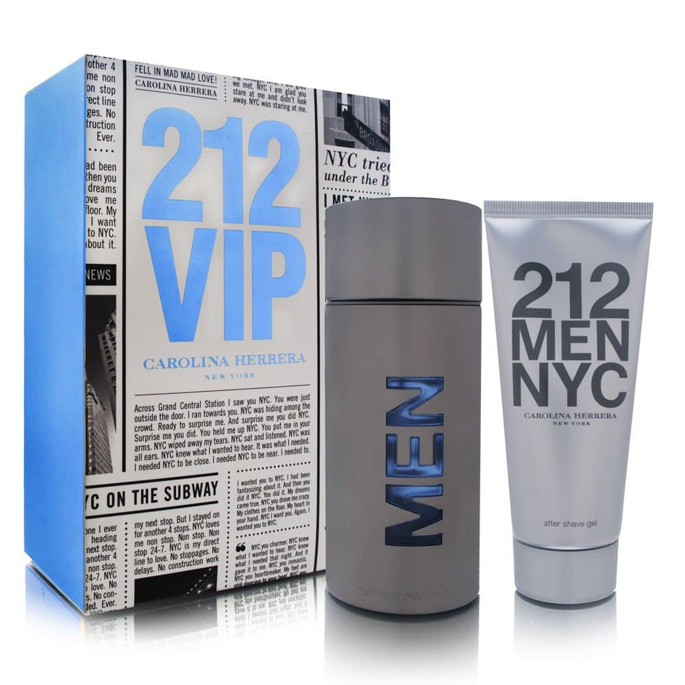 212 For Men 2 Piece Set (3.4 Ounce Eau De Toilette Spray + 3.4 Ounce After Shave Gel), Combo 1
