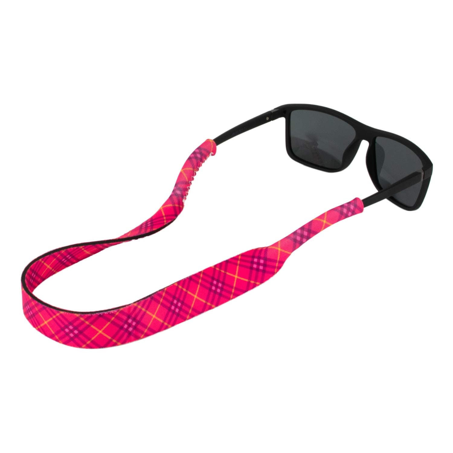 Ukes Premium Sunglass Strap - Durable & Soft Glasses Strap Designed with Floating Neoprene Material - Secure fit for Your Glasses and Eyewear. (The Plaids)
