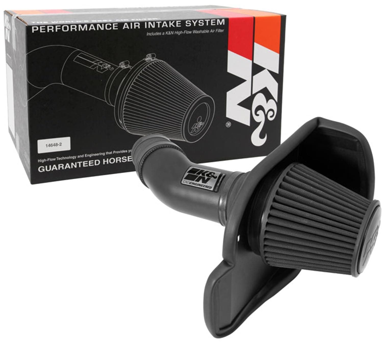 K&N Cold Air Intake Kit: High Performance, Increase Horsepower: Compatible with 2011-2019 Dodge/Chrysler (Charger, Challenger, 300) 6.4L V8, 71-2545