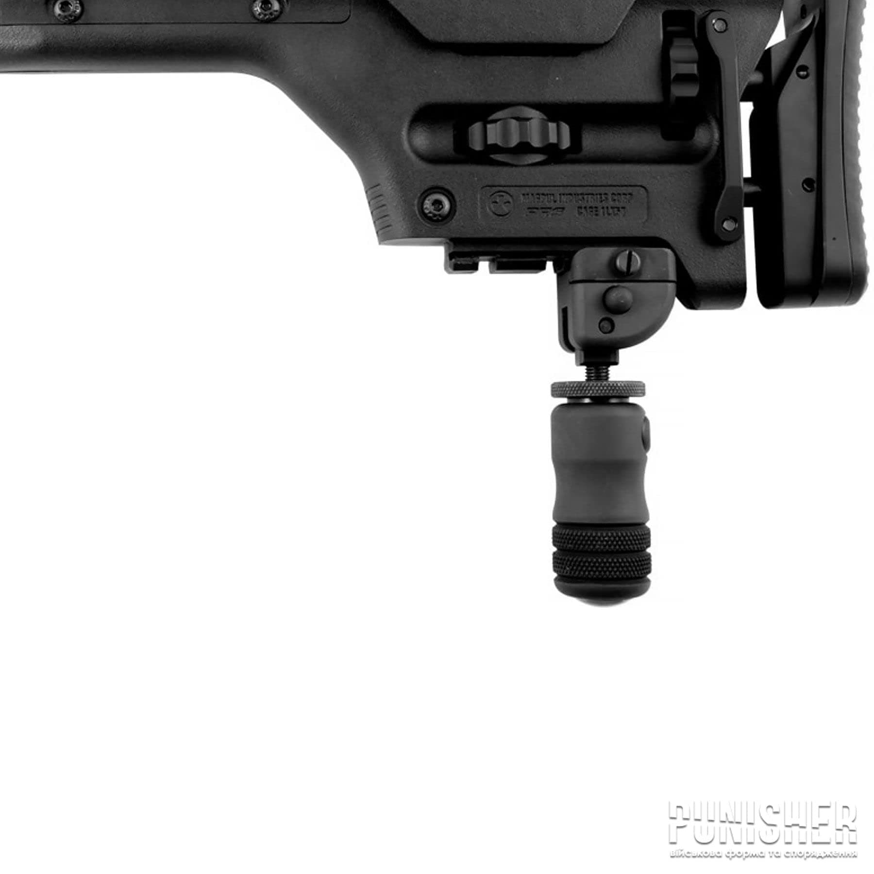 Accu-Shot Precision Rail Monopod-PRM with Quick Knob, Black, 3.75-4.65in, BT12-QK