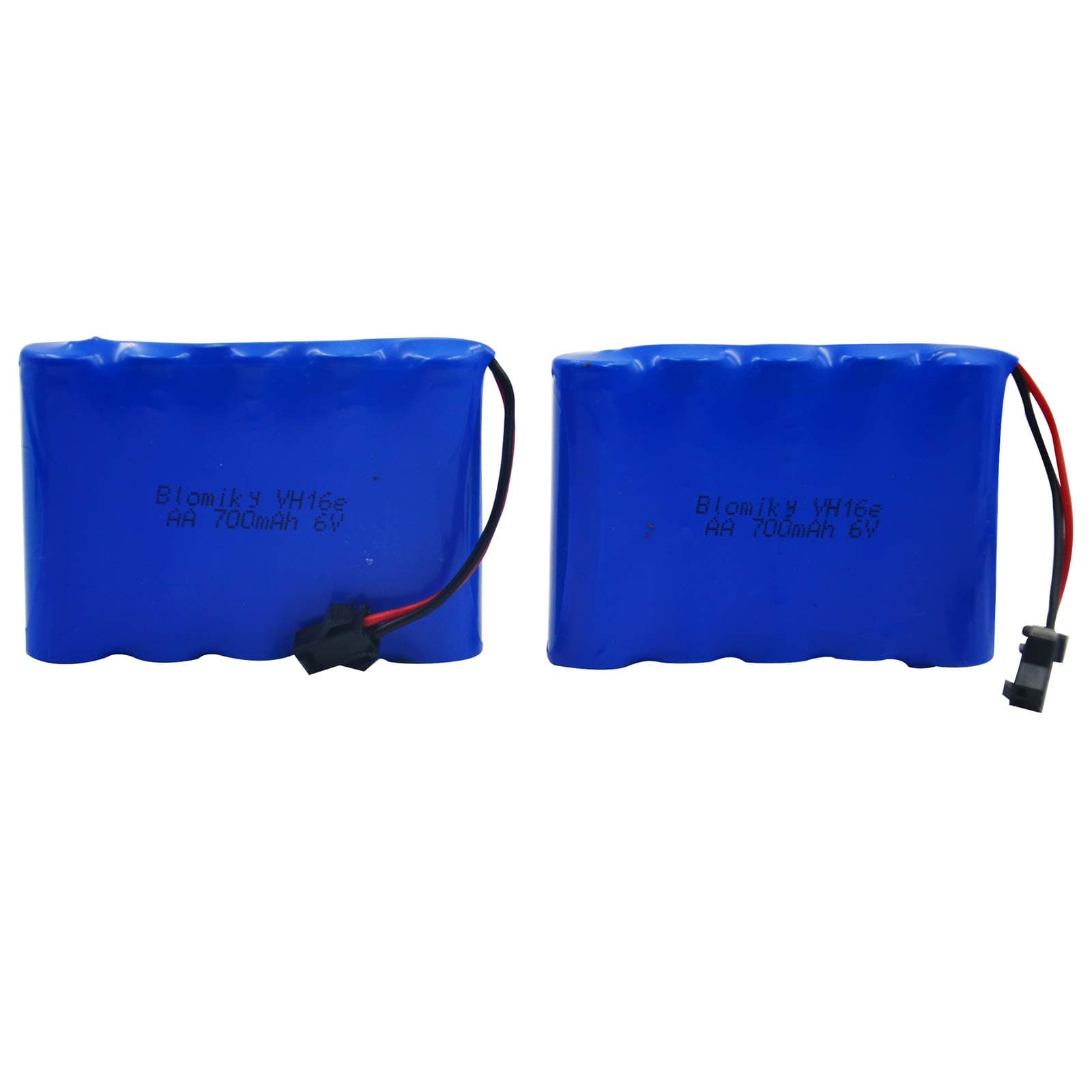 6V 700mAH Ni-Cd Battery Replacement for Old Version Amphibious Stunt RC Cars 4WD 1/18 High Speed RC Buggy Vehicle / GS02 Battery 2 Pack