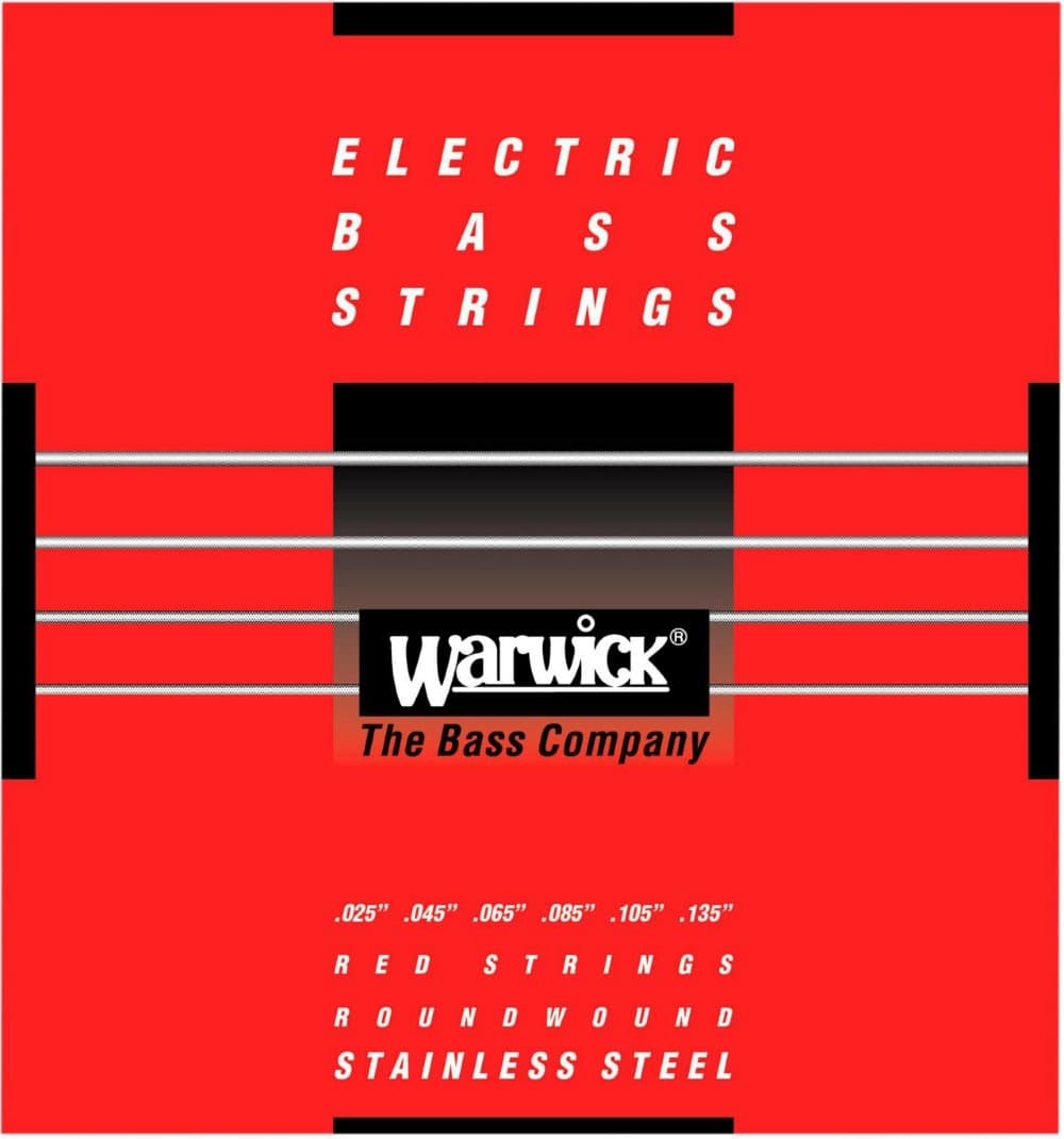 Warwick Red Label 6-String Stainless Steel Bass Strings