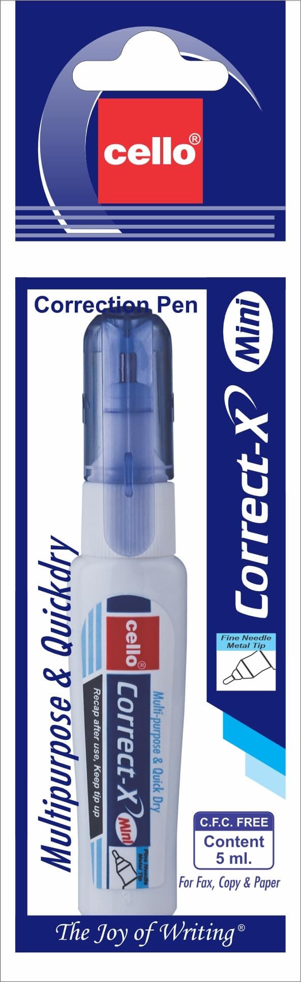 Cello Correct-X Pen Mini (10 Pcs),White