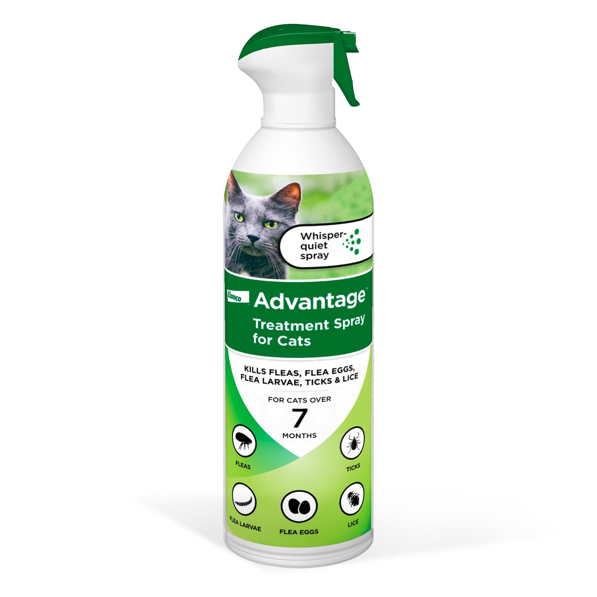Cat Flea Treatment Spray | Kills Fleas & Ticks | Cat Flea Spray | 8 oz.