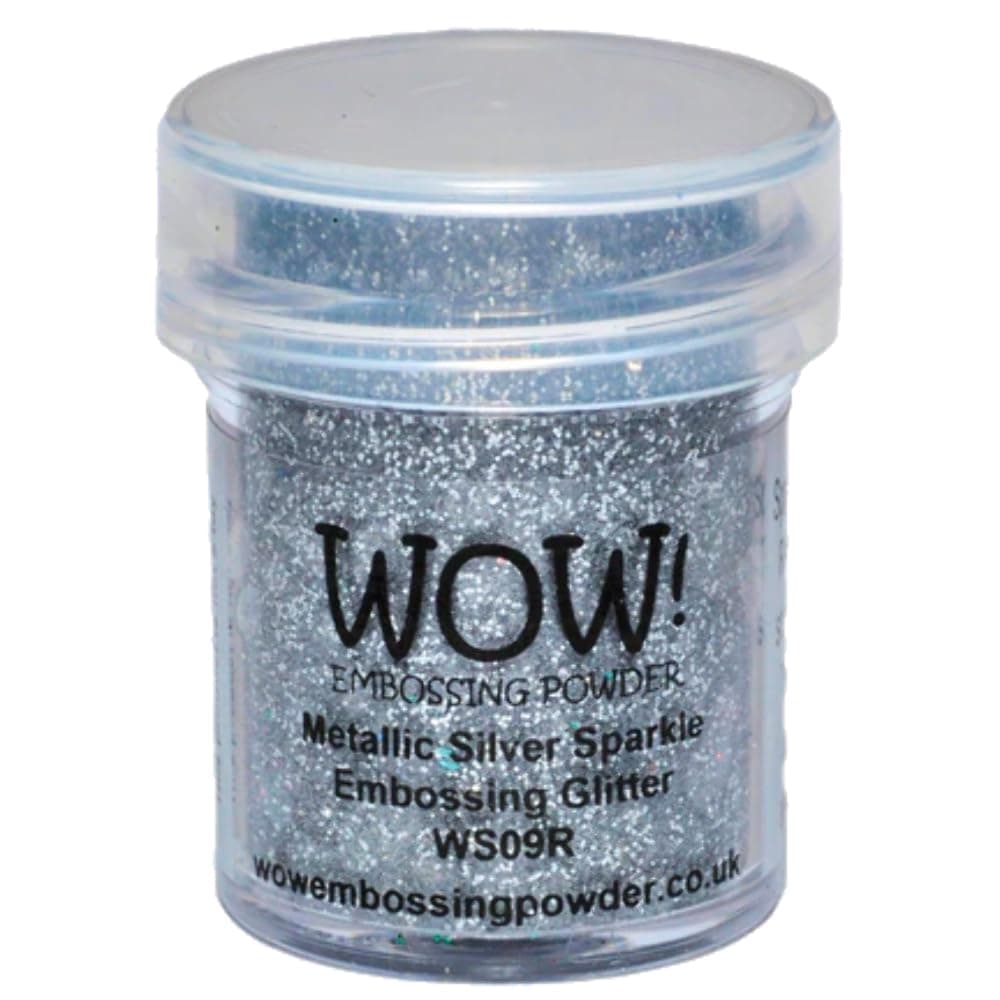 Wow Embossing Powder 15ml, Metallic Silver Sparkle