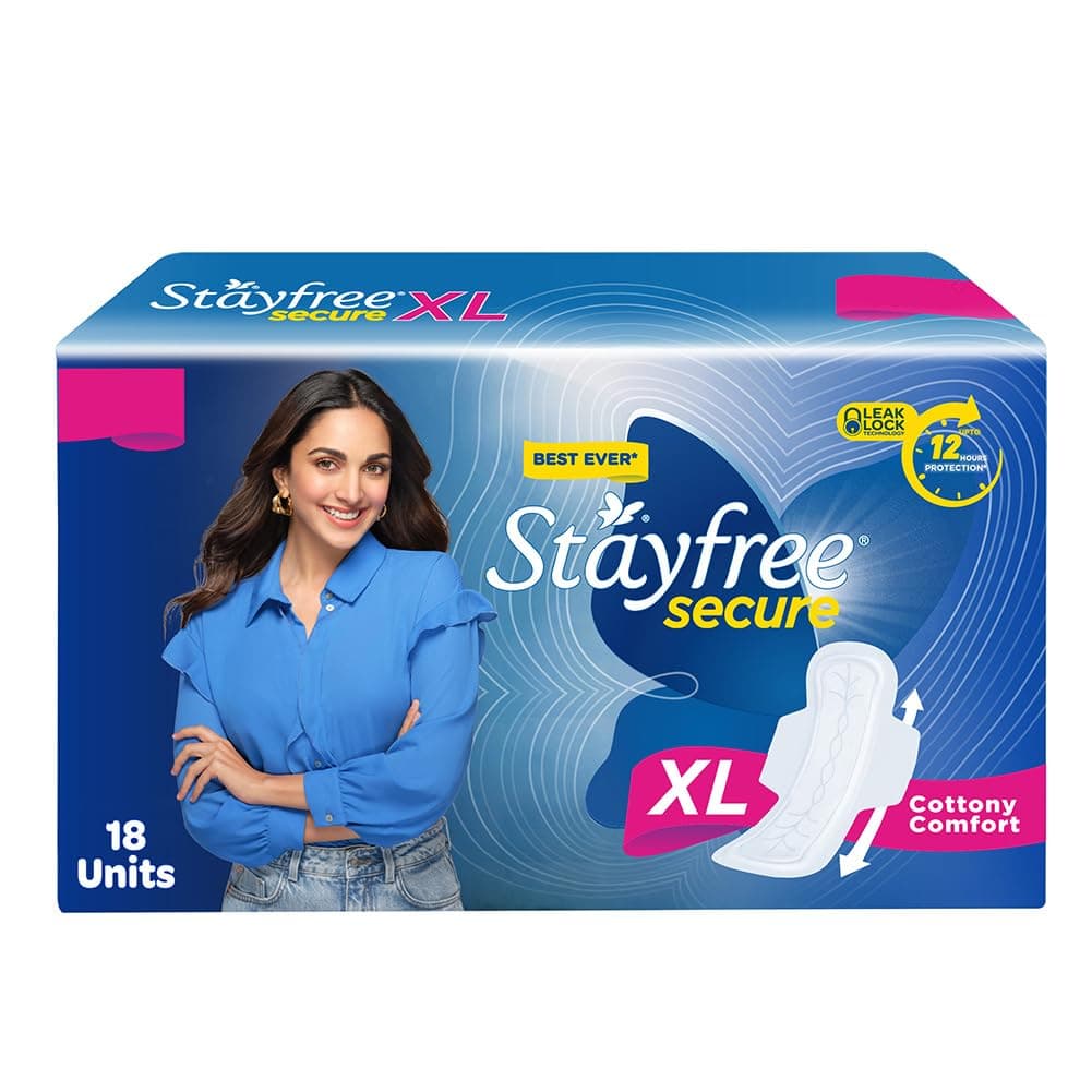 Stayfree Secure Cottony - XL (20 Pads)
