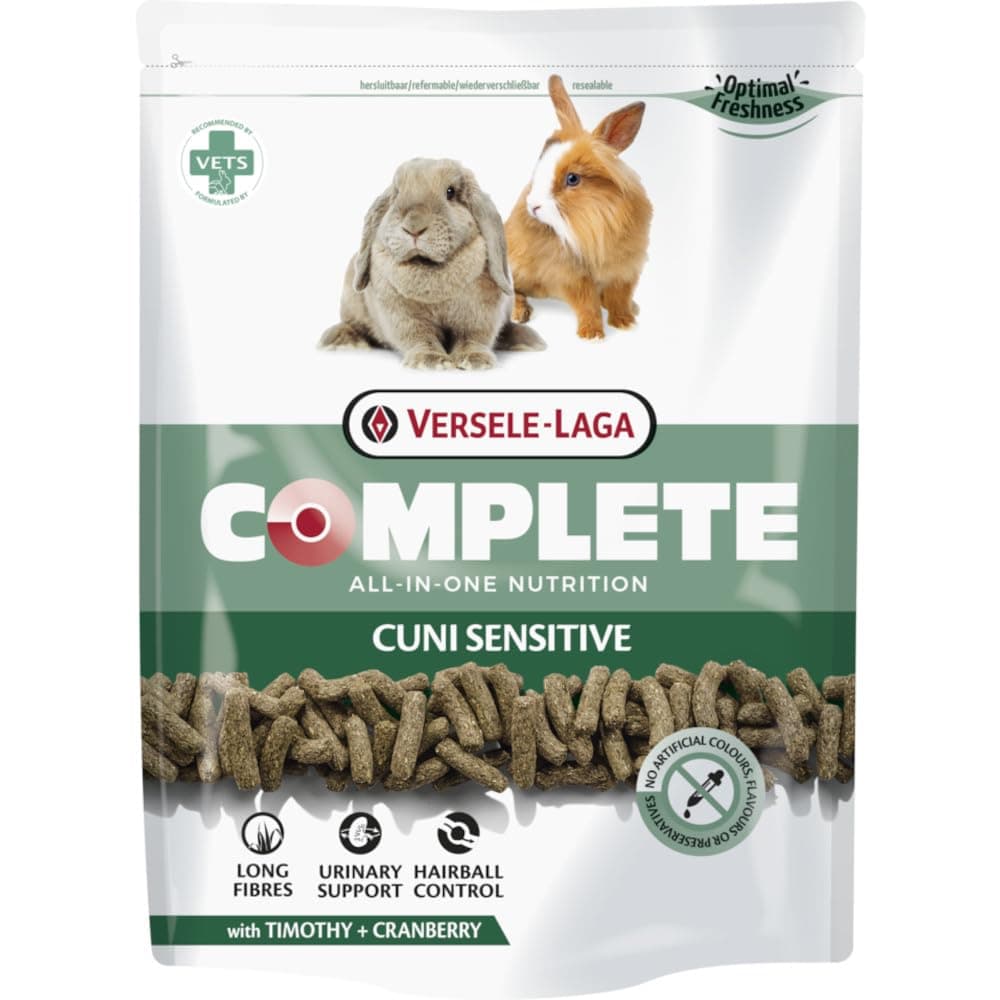 Versele-Laga Complete Cuni Sensitive Easily Digestible All-In-One Pellet For Sensitive Rabbits 500Gm,Adult