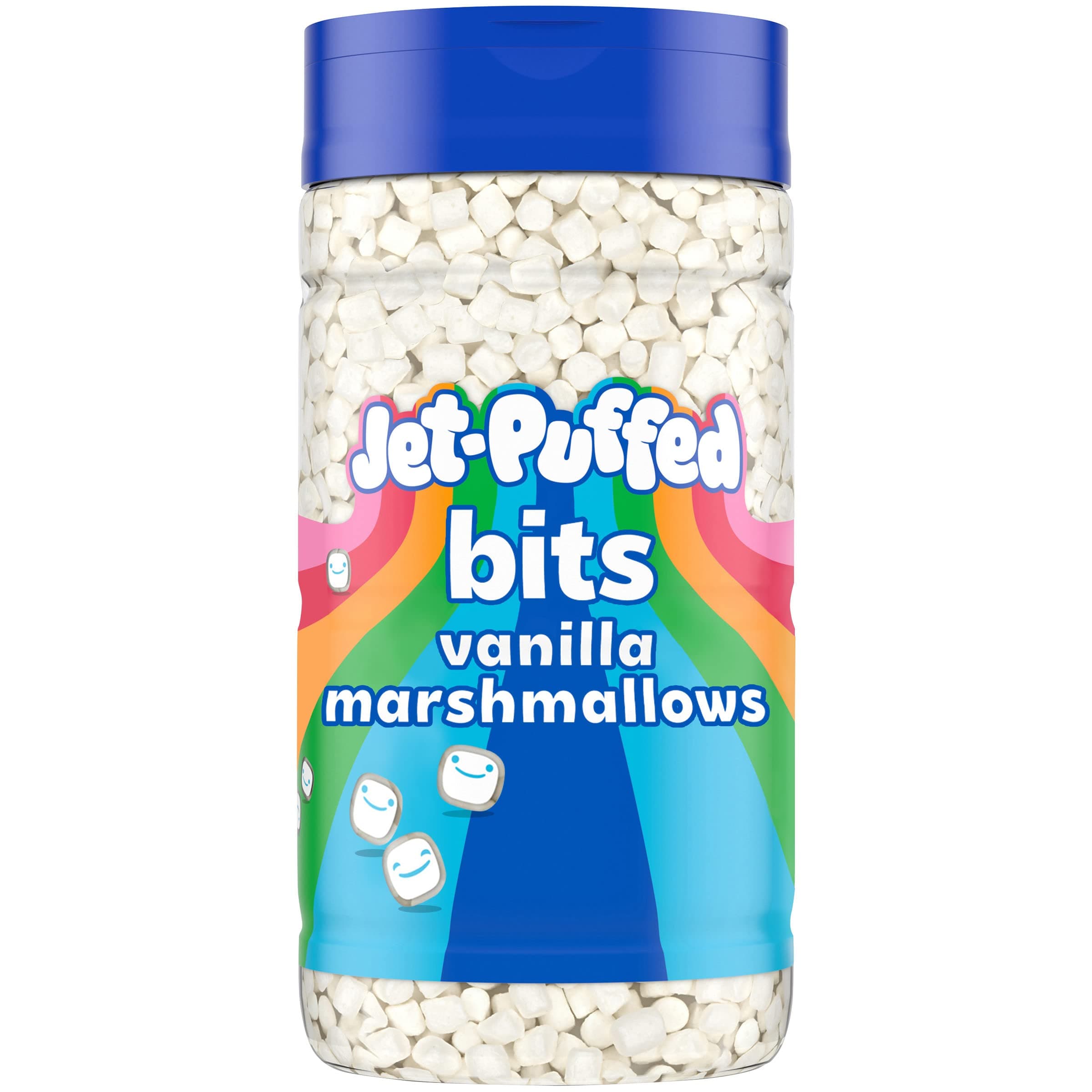 Jet-Puffed Marshmallow Bits, Vanilla, 3 Ounce Container