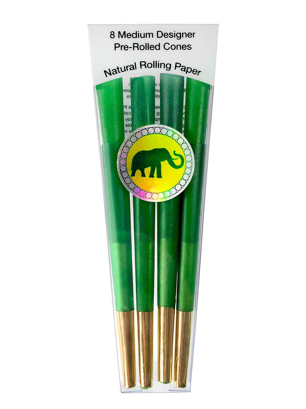 Elephant Rolling Papers, Emerald City Pre-Rolled Cones 8 Pack