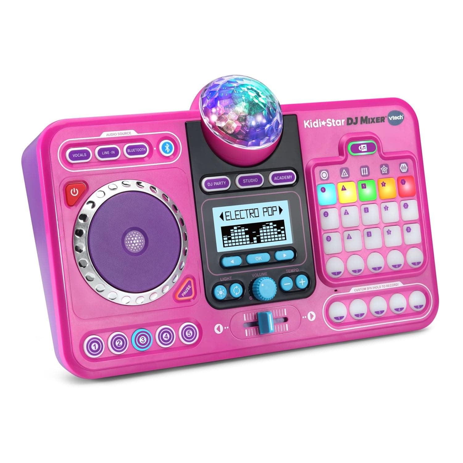 KidiStar DJ Mixer, Pink