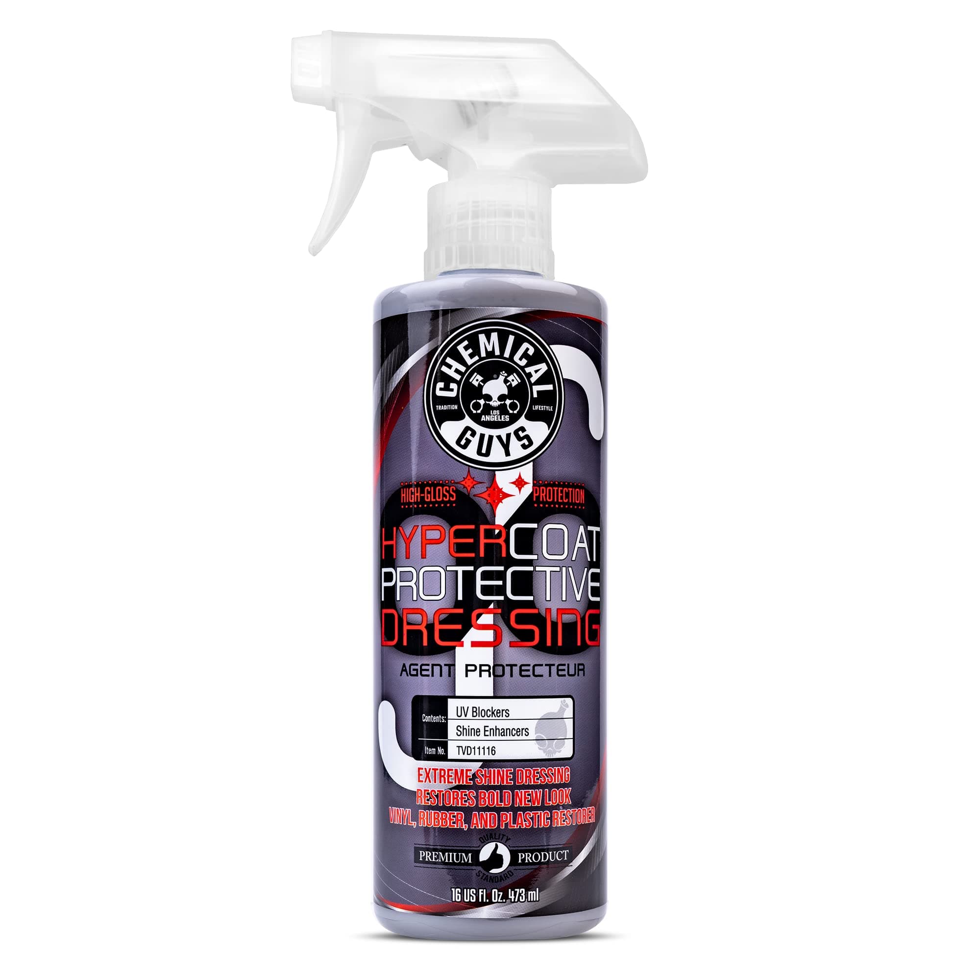 Chemical Guys G6 HyperCoat High Gloss Protectant Dressing, For Vinyl, Rubber, Plastic, Tires and Trim, Gloss Dressing Restores Shine & Protection for Cars, Trucks, Motorcycles, SUVs and RVs, 16 oz