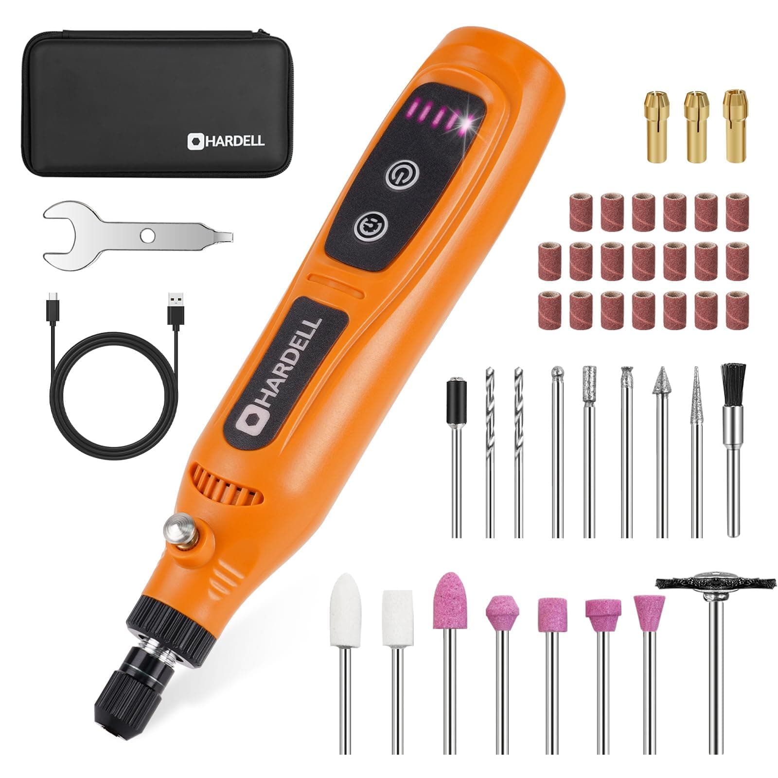 4V mini cordless rotary tool with 43 accessories