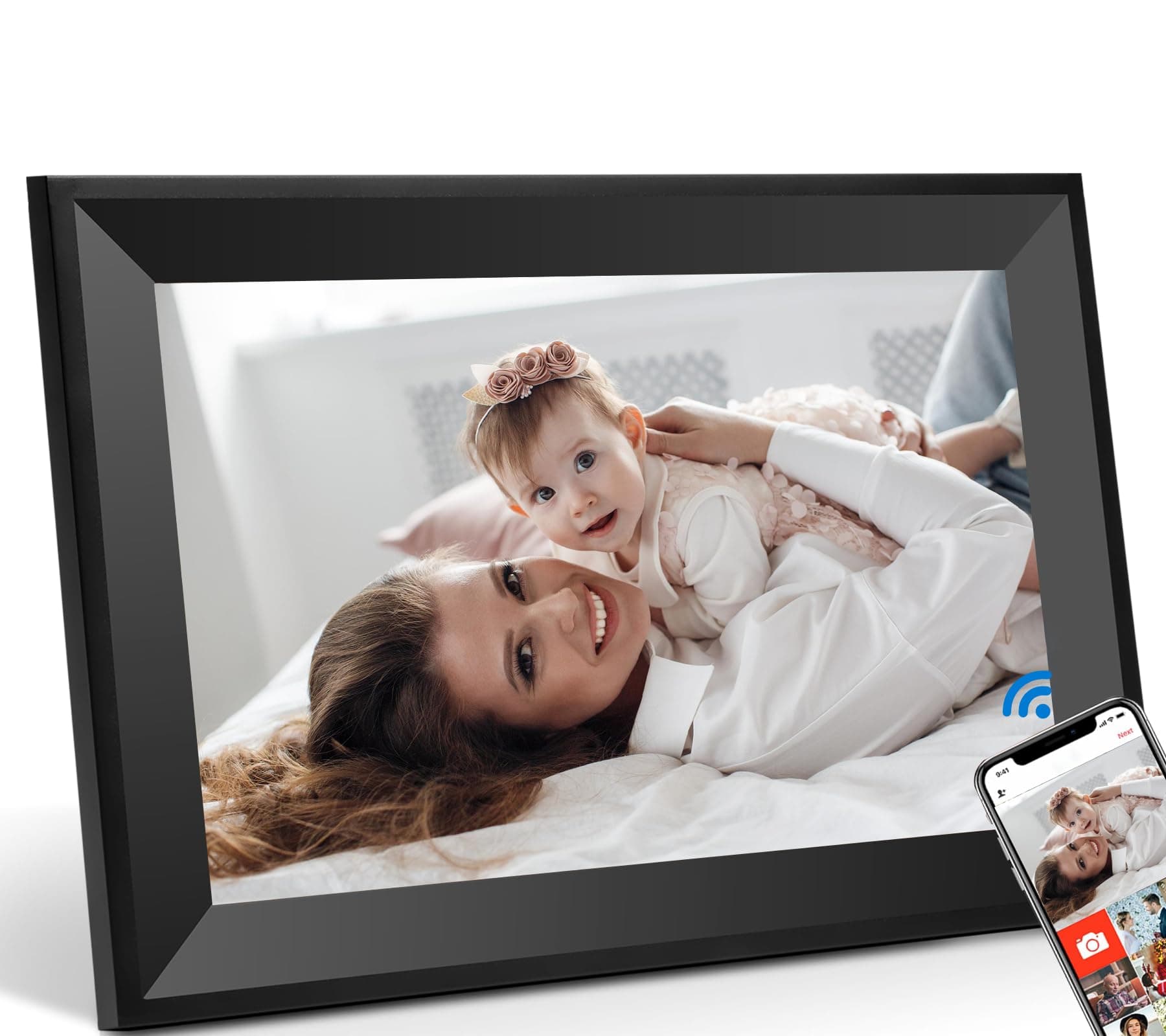 Uhale Digital Picture Frame 10.1 inch IPS Touch Screen Digital Photo Frame WiFi Enabled丨Wall Mountable丨Auto-Rotate Send Best Wishes via “Uhale ”App-for Families&Friends or Grandparents Gift