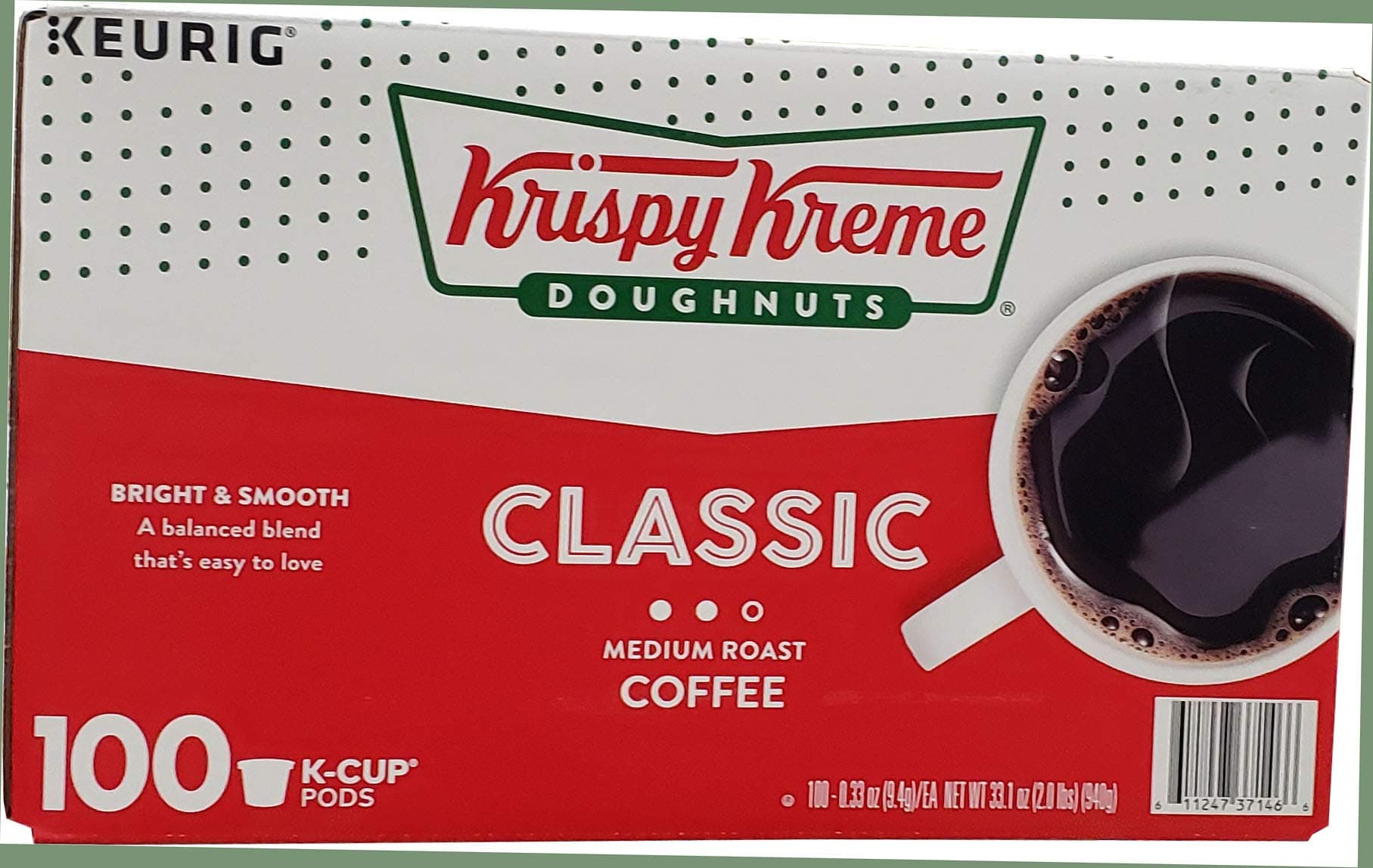 Bright & Smooth Medium Roast Coffee, Donuts, 100 ct.