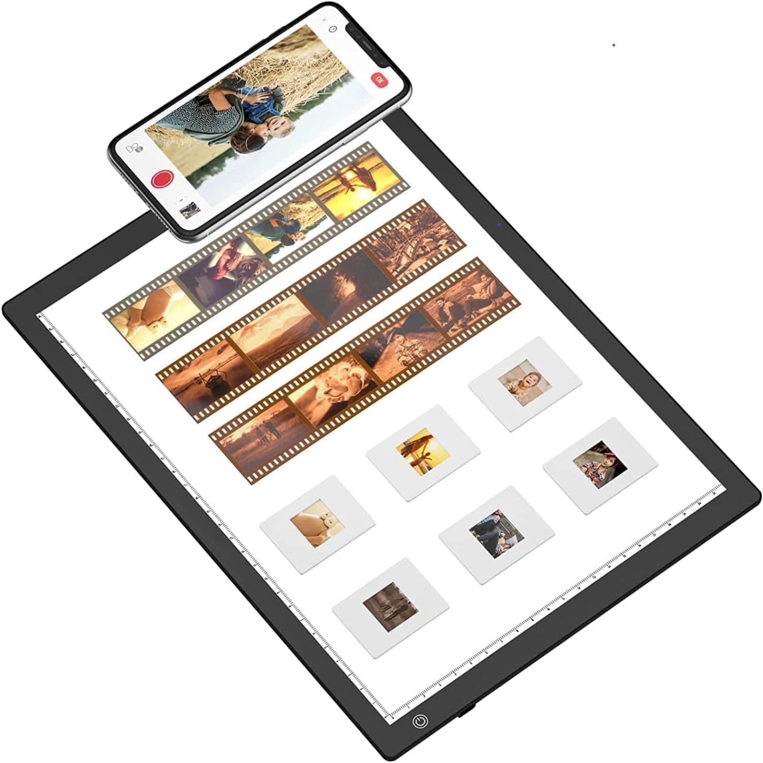 Slide Viewer Light Box, Ultra-Thin A4 USB Powered Light Scanner for Photo Slide and Film Negative Scanning, Christmas Gift, Tattoo Drawing, Artist Sketching