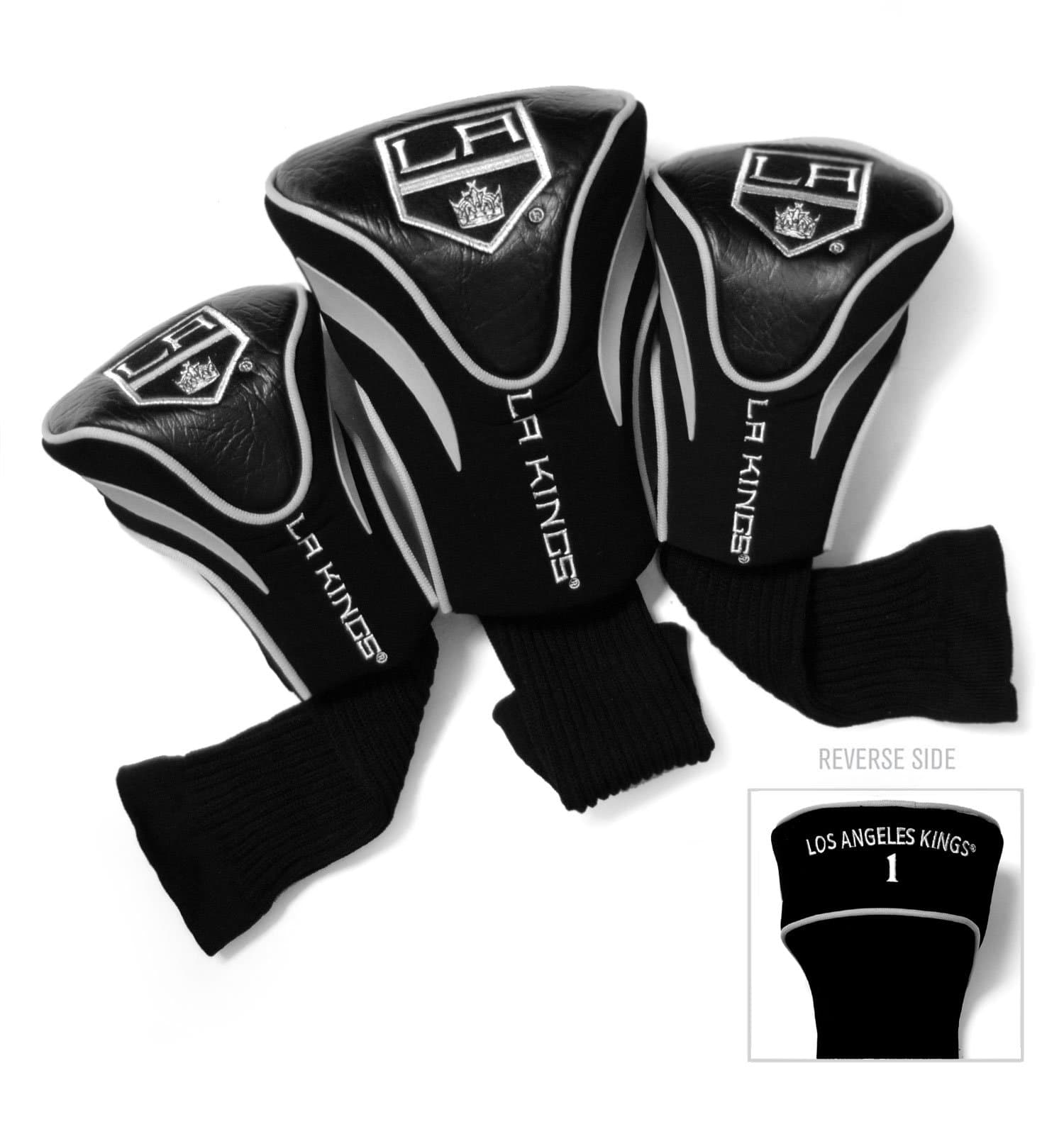 NHL Numbered 1, 3, & X, Fits Oversized Drivers, Utility, Rescue & Fairway Clubs, Velour lined for Extra Club Protection