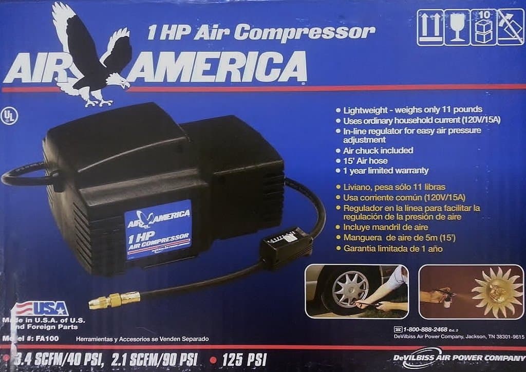 Air America 1 HP Air Compressor