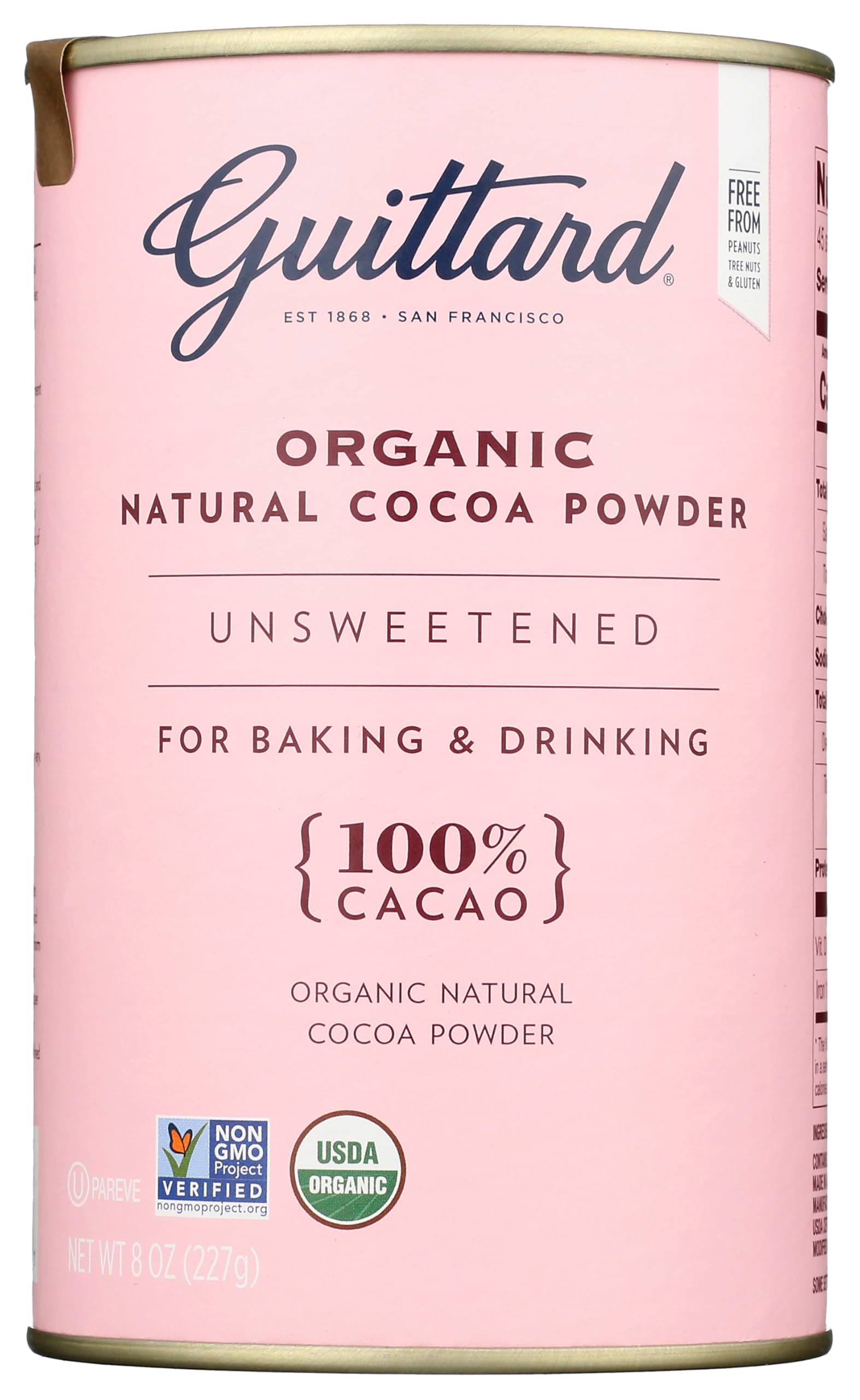 Organic Cocoa Powder, 8 OZ