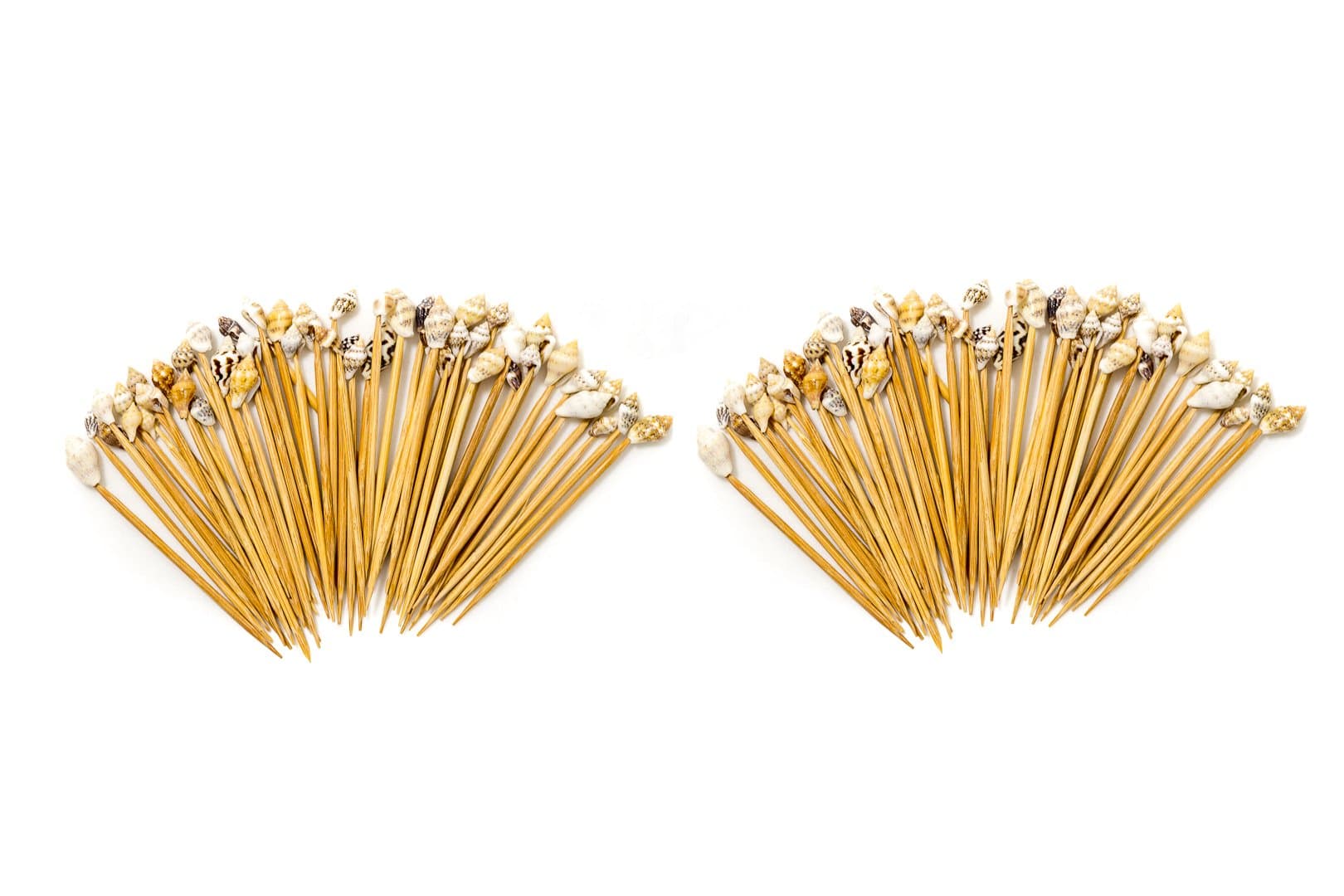 Seashell Toothpicks 100 Seashell Party Picks Shell Toothpicks for Tiki Bar and Beach Wedding