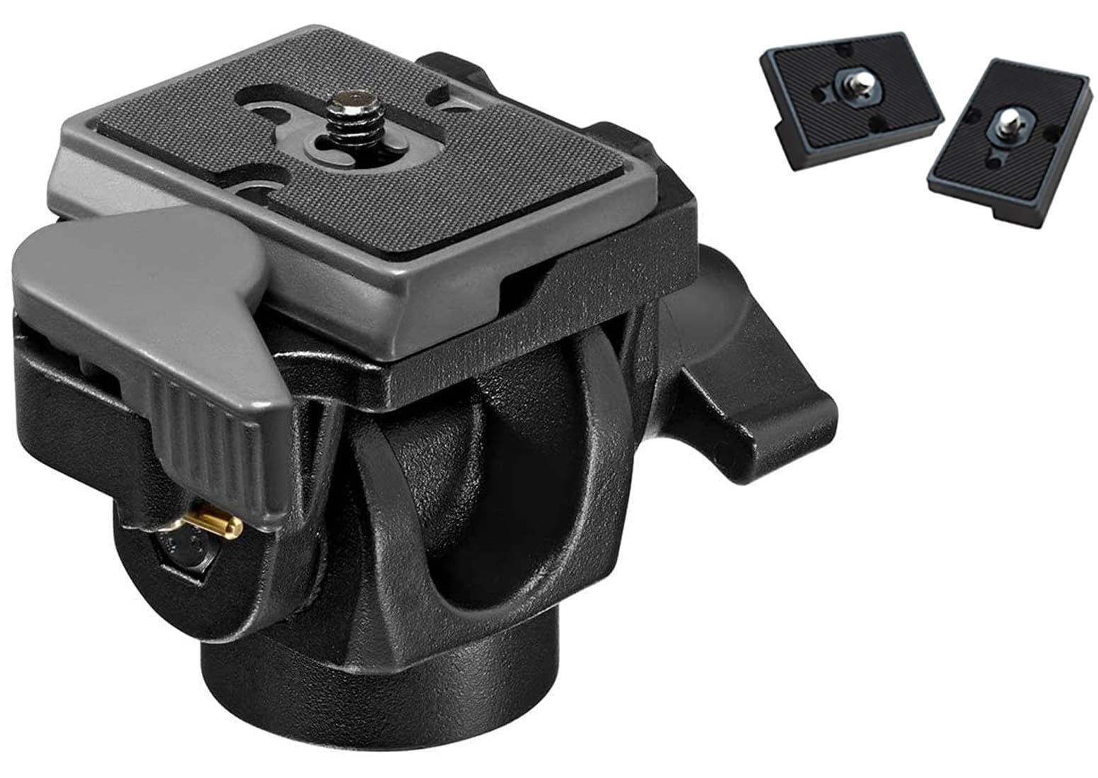 Manfrotto 234RC Monopod Head with Quick Release Includes Two ZAYKiR Quick Release Plates