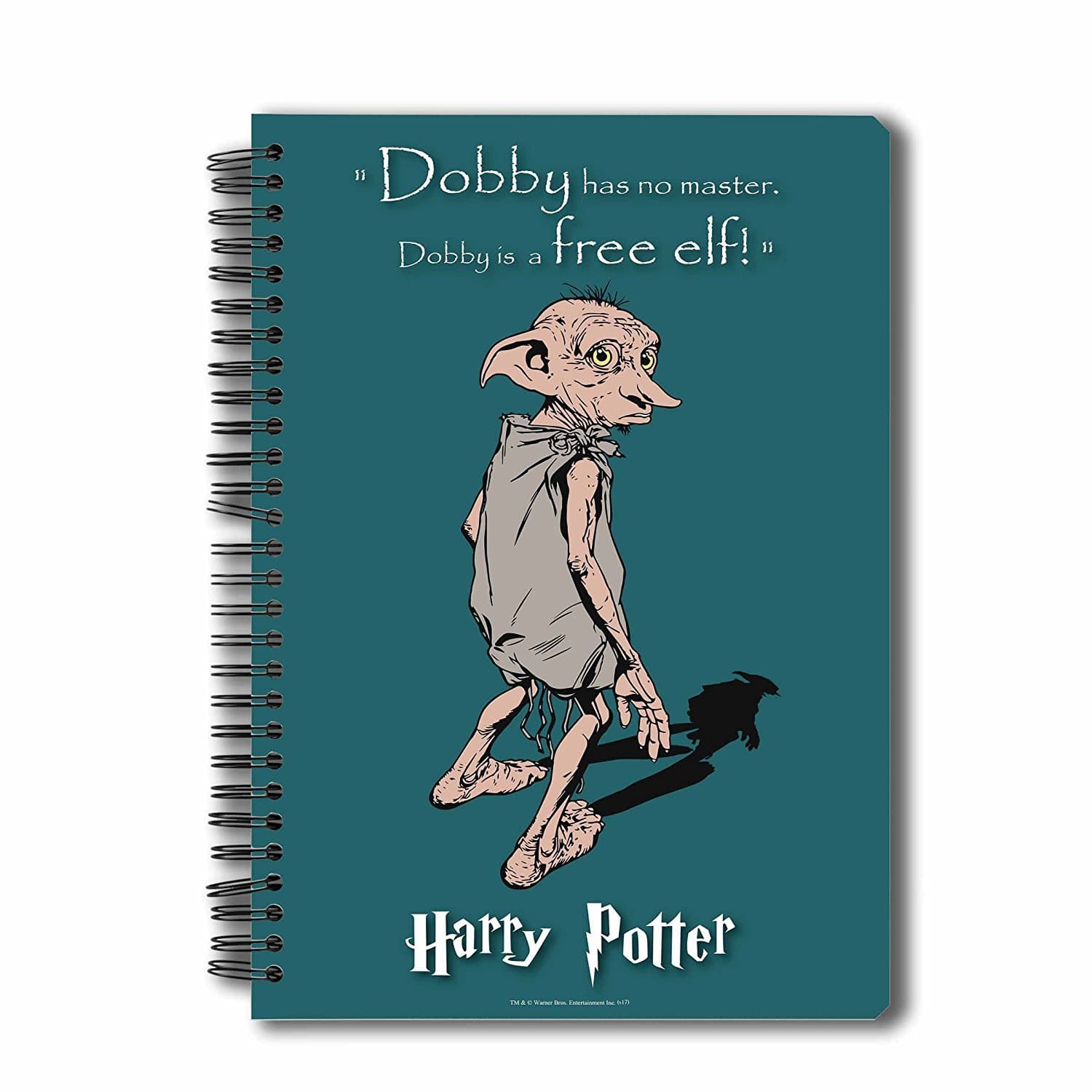 MCSID RAZZ- Official Harry Potter Dobby Notebook Licensed from Warner Bros, USA for Birthday(India)