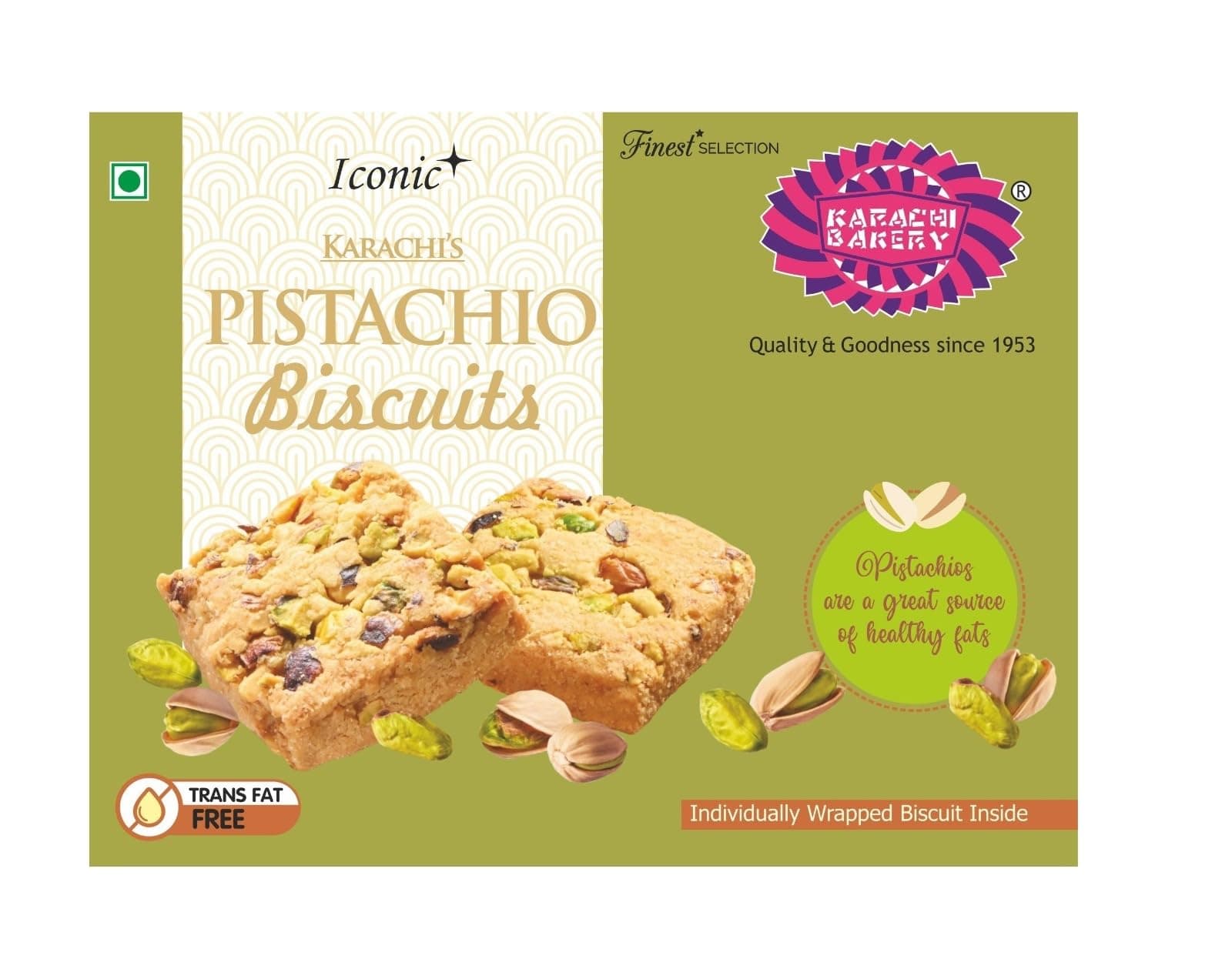 Pistachio Biscuits, 400 g