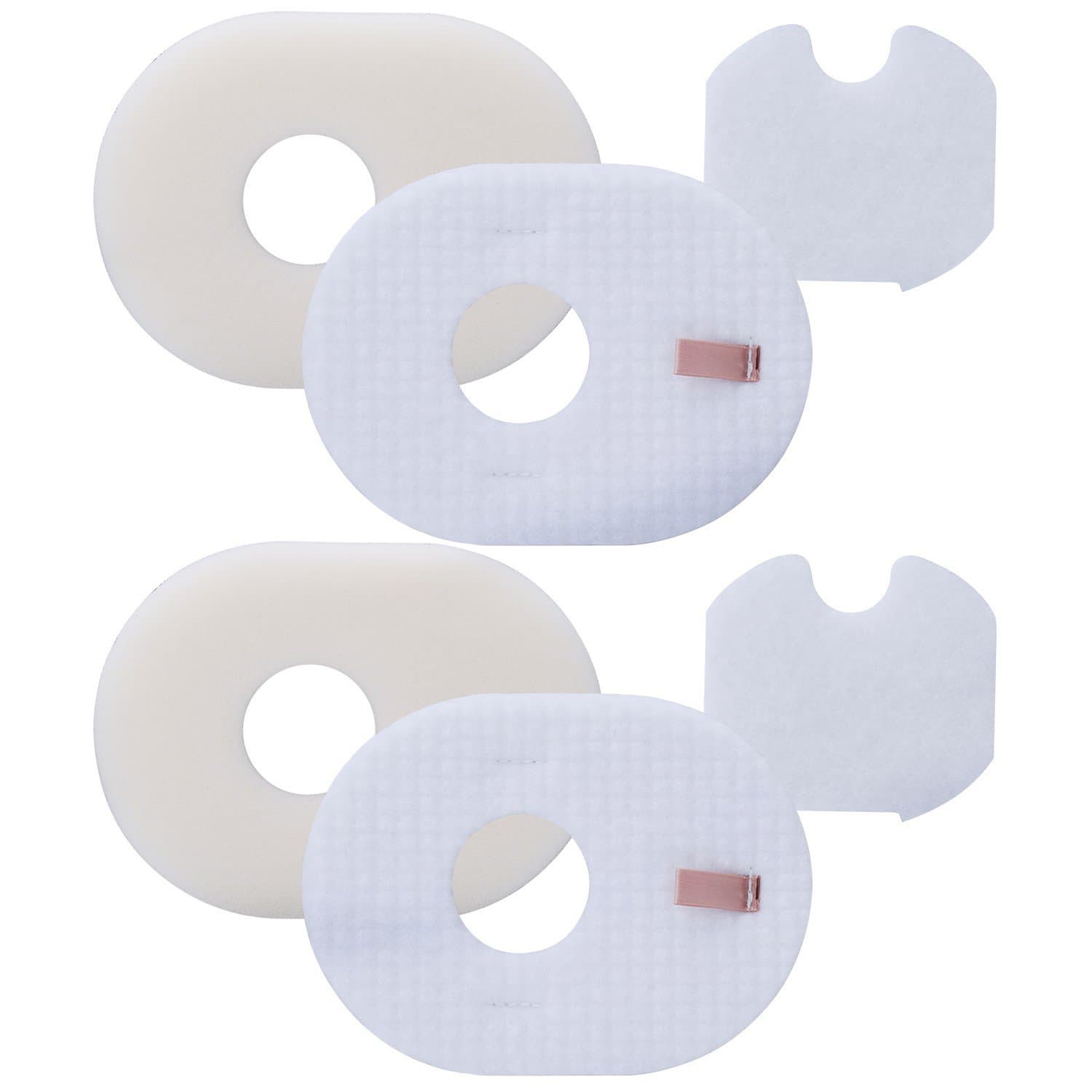 2 Pack Filter Replacement for Shark Rocket Vacuum HV300 HV301 HV300W HV302 HV305 HV310 UV450 Foam & Felt Filter Kit