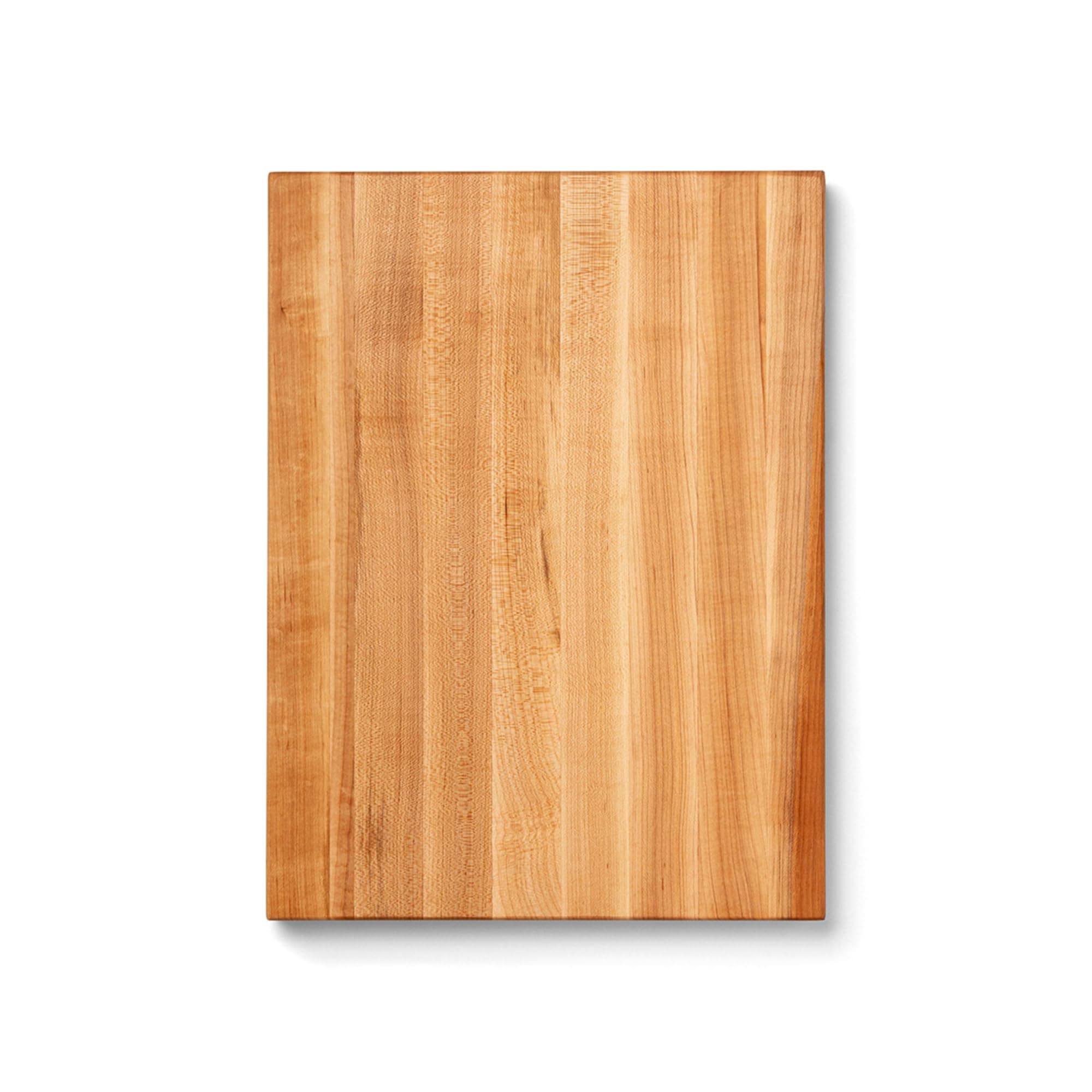 John Boos R-Board Series Rectangular Wooden Maple Cutting Board 20”x15” – 1.5” Thick, 12-lb Reversible Butcher Block with Edge-Grain & Finger Grips – Made in the USA