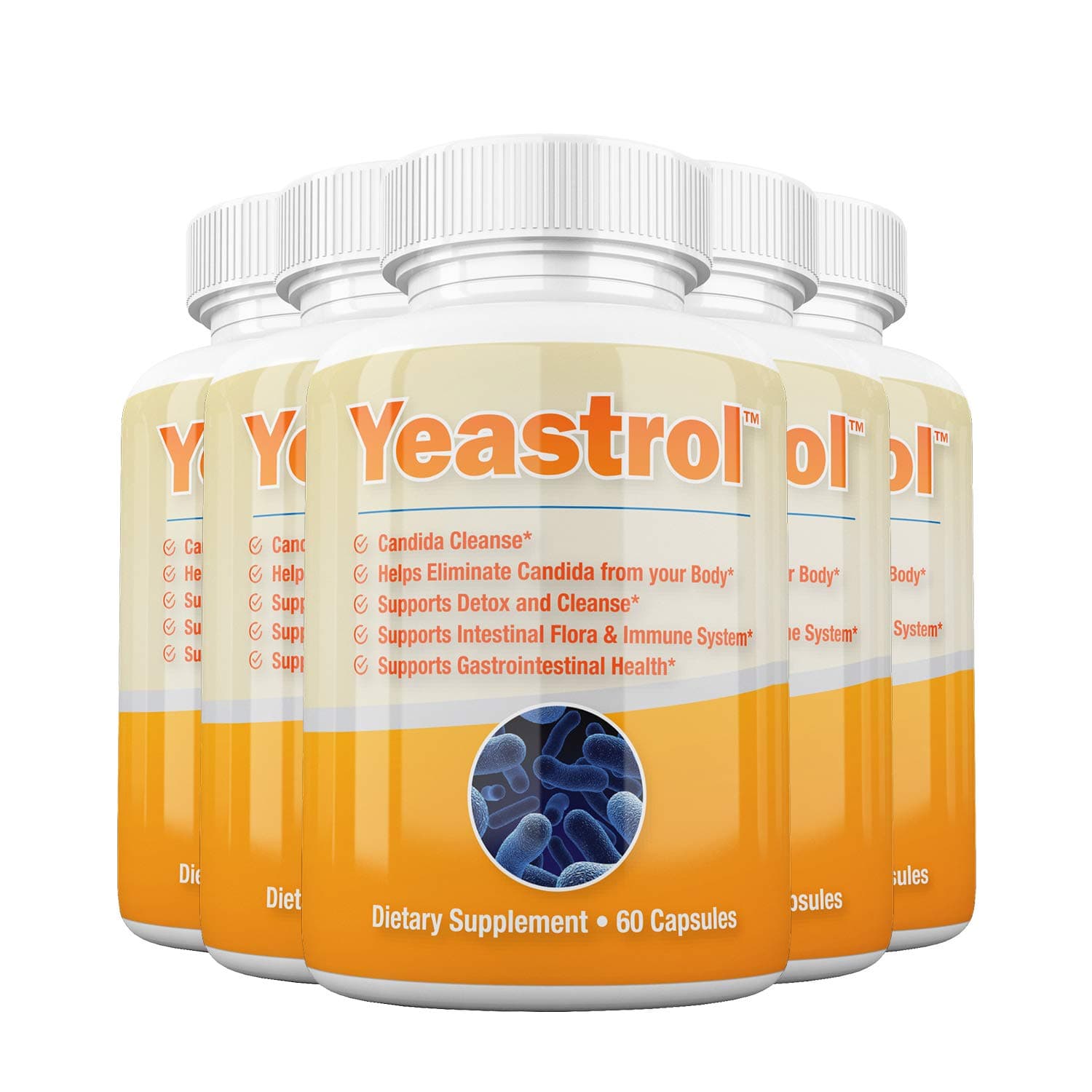 All Natural Supplement to Help Easing Yeast Infection - 5 Pack
