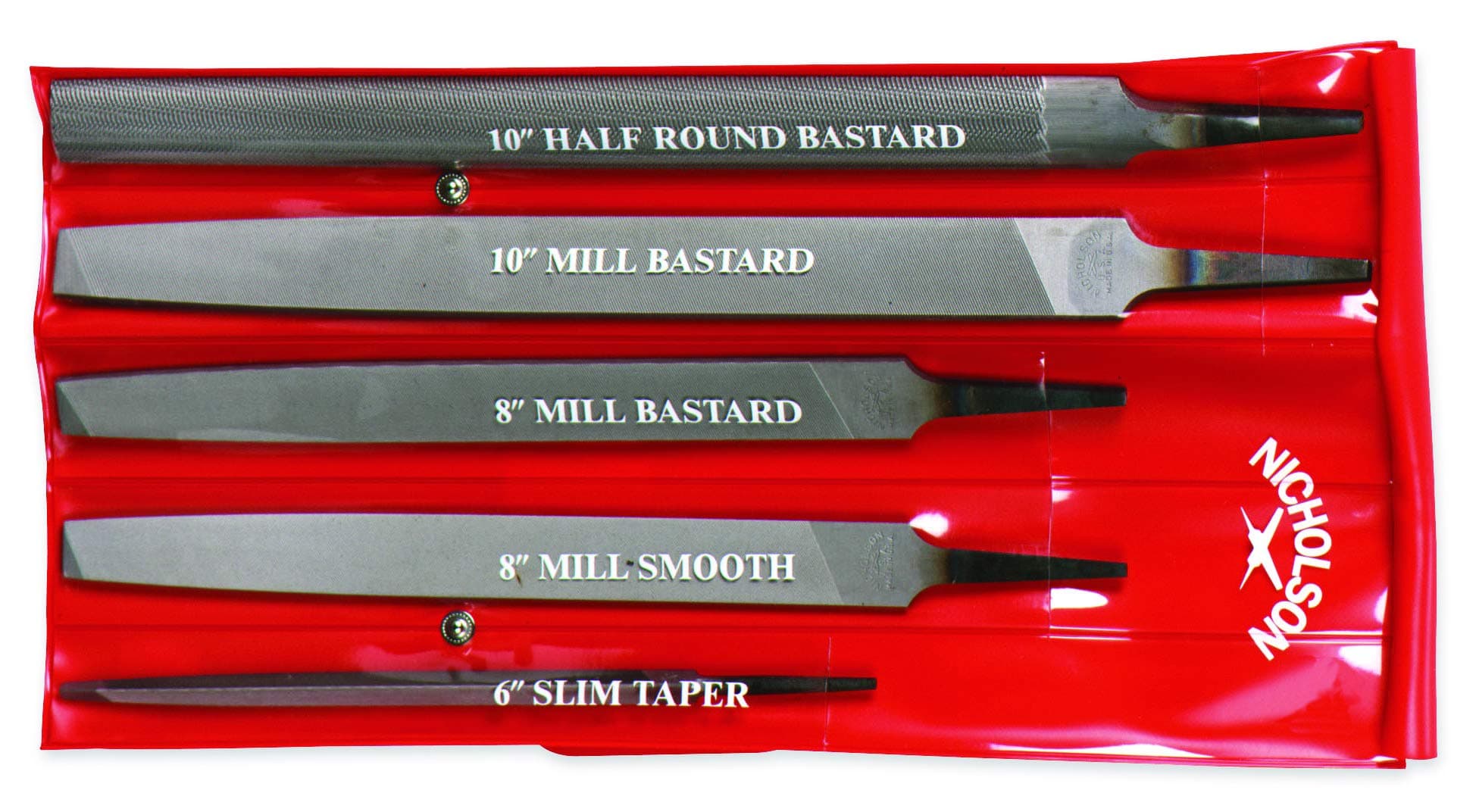 Crescent Nicholson Nicholson 5 Piece General Purpose Hand File Set - 22040NN