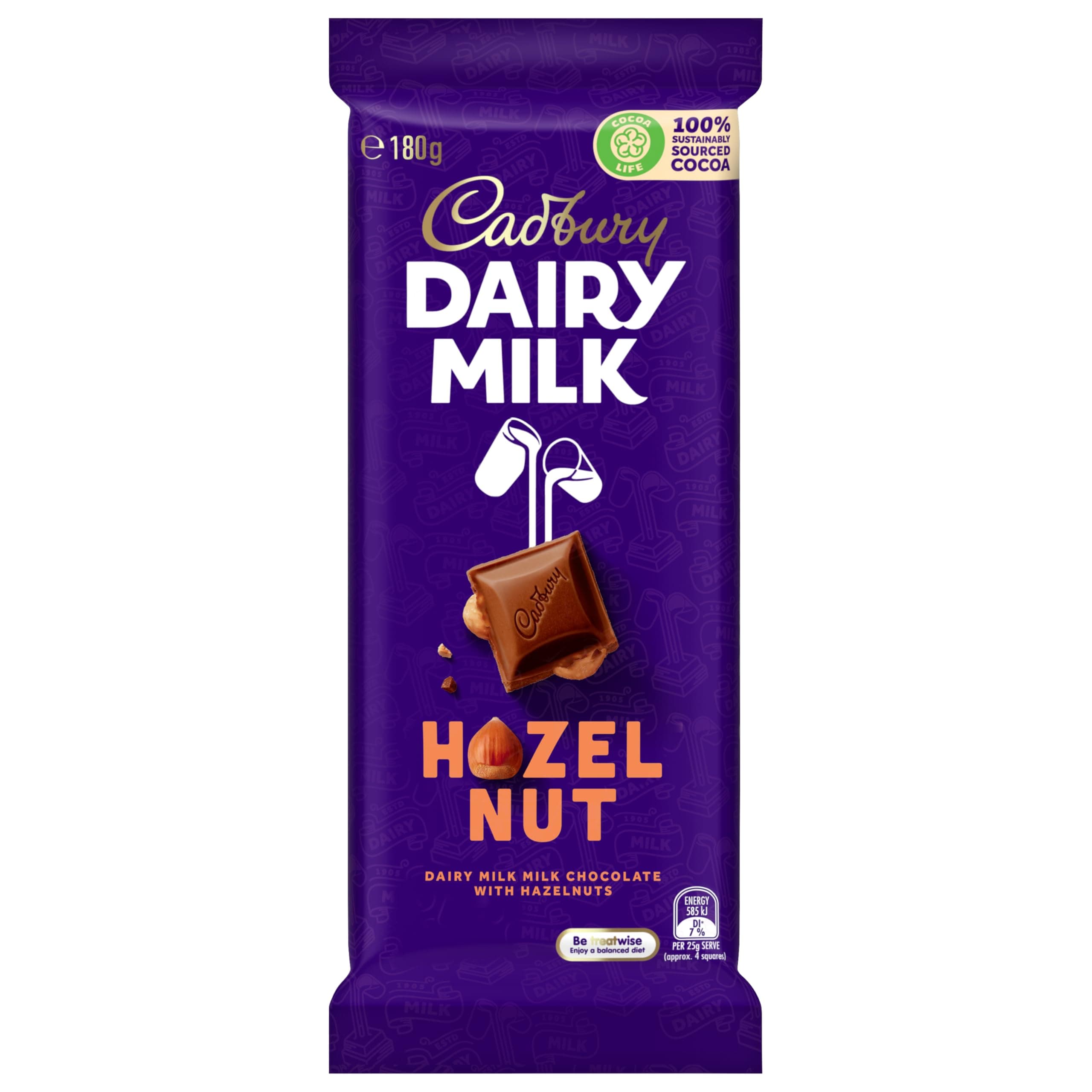 Cadbury DairyMilk Hazelnut 180g