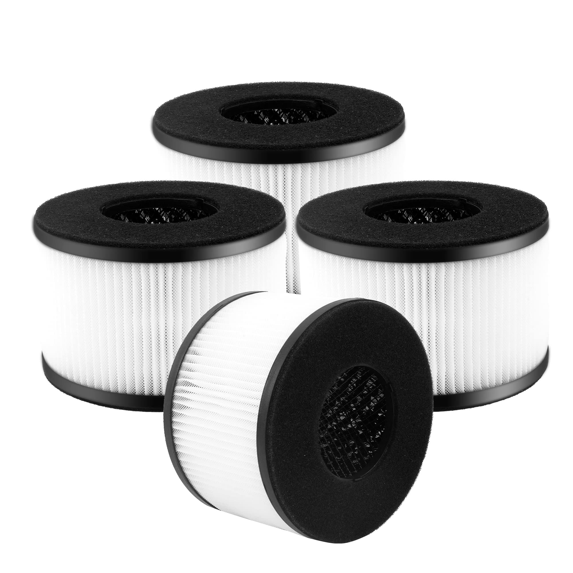 BS-03 H13 True Replacement Filter Compatible with Slevoo& Partu BS03 Air Purifier, 4PACK