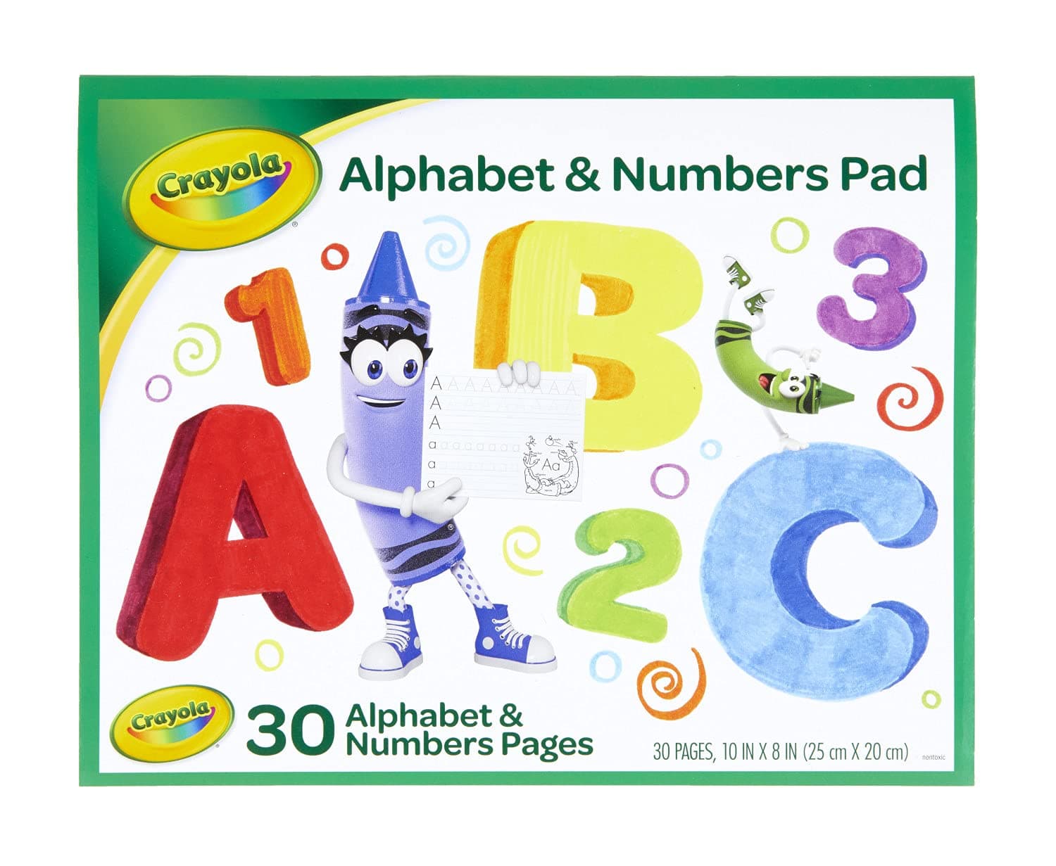 CRAYOLA Beginning Abc Tablet Book, Multi-Colour, Cy99-3406, 10 x 8 Inches