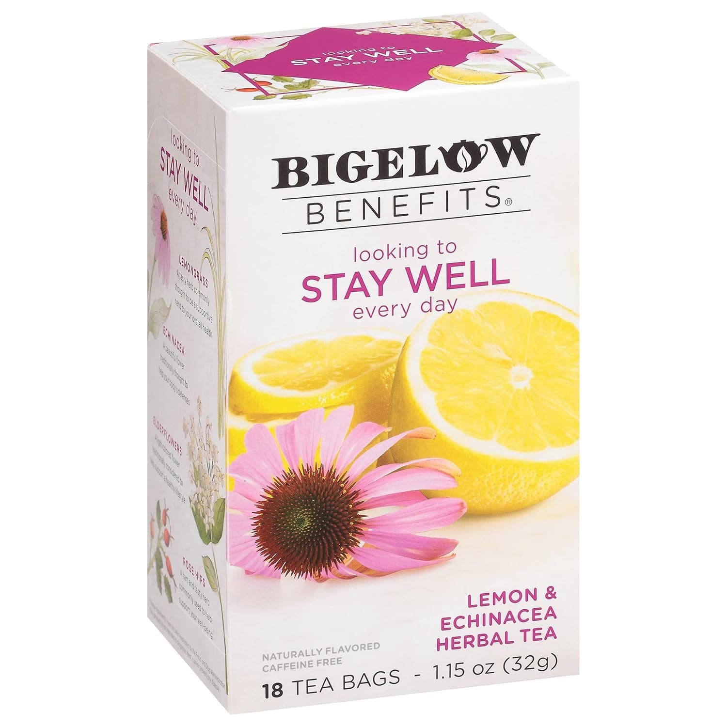 Bigelow Tea Lemon Echinacea, 18 ct
