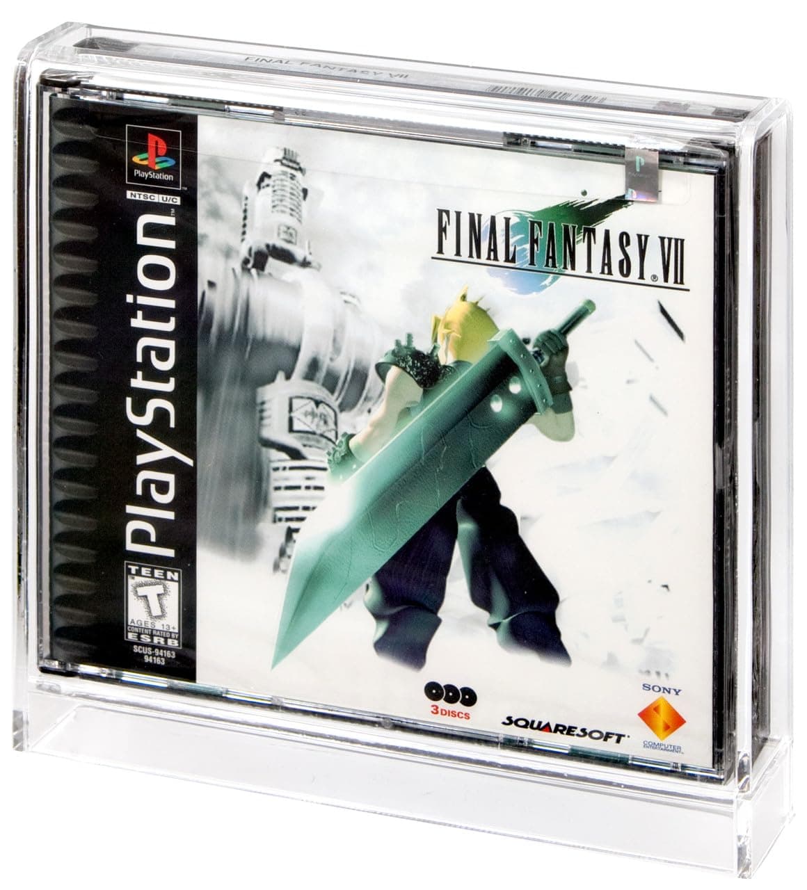 Video Game Display Case for Playstation 1 (PS1) - (Multi Disc Case)