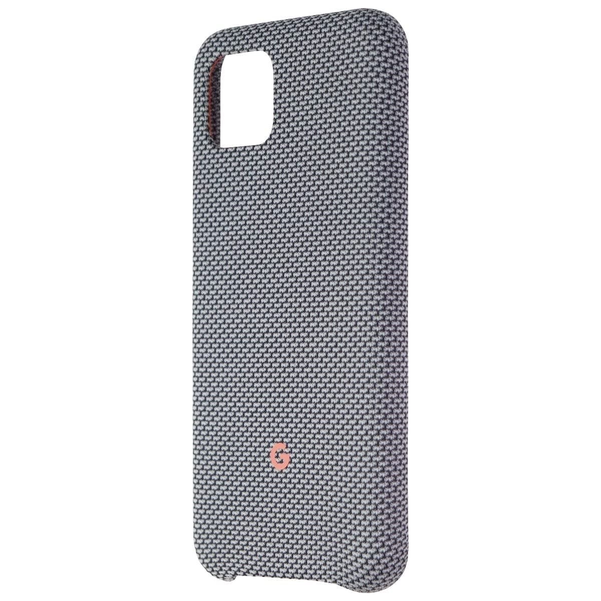 Pixel 4 Polycarbonate Case - Sorta Smokey Gray, Polka Dots Fabric, Wireless Charging Compatible (GA01281)